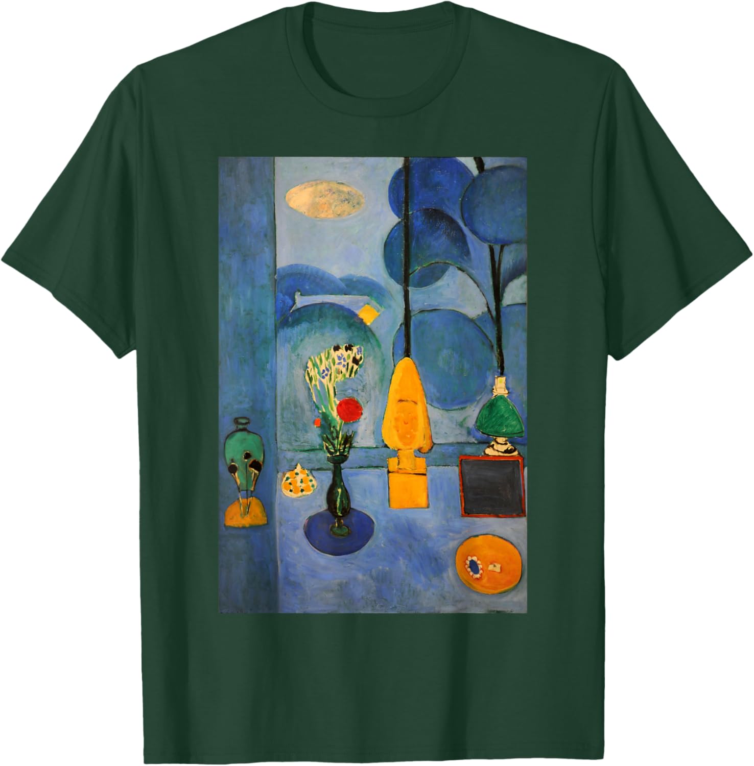 Matisse Blue Window T-Shirt – Stylish Art-Inspired Clothing for All - 4