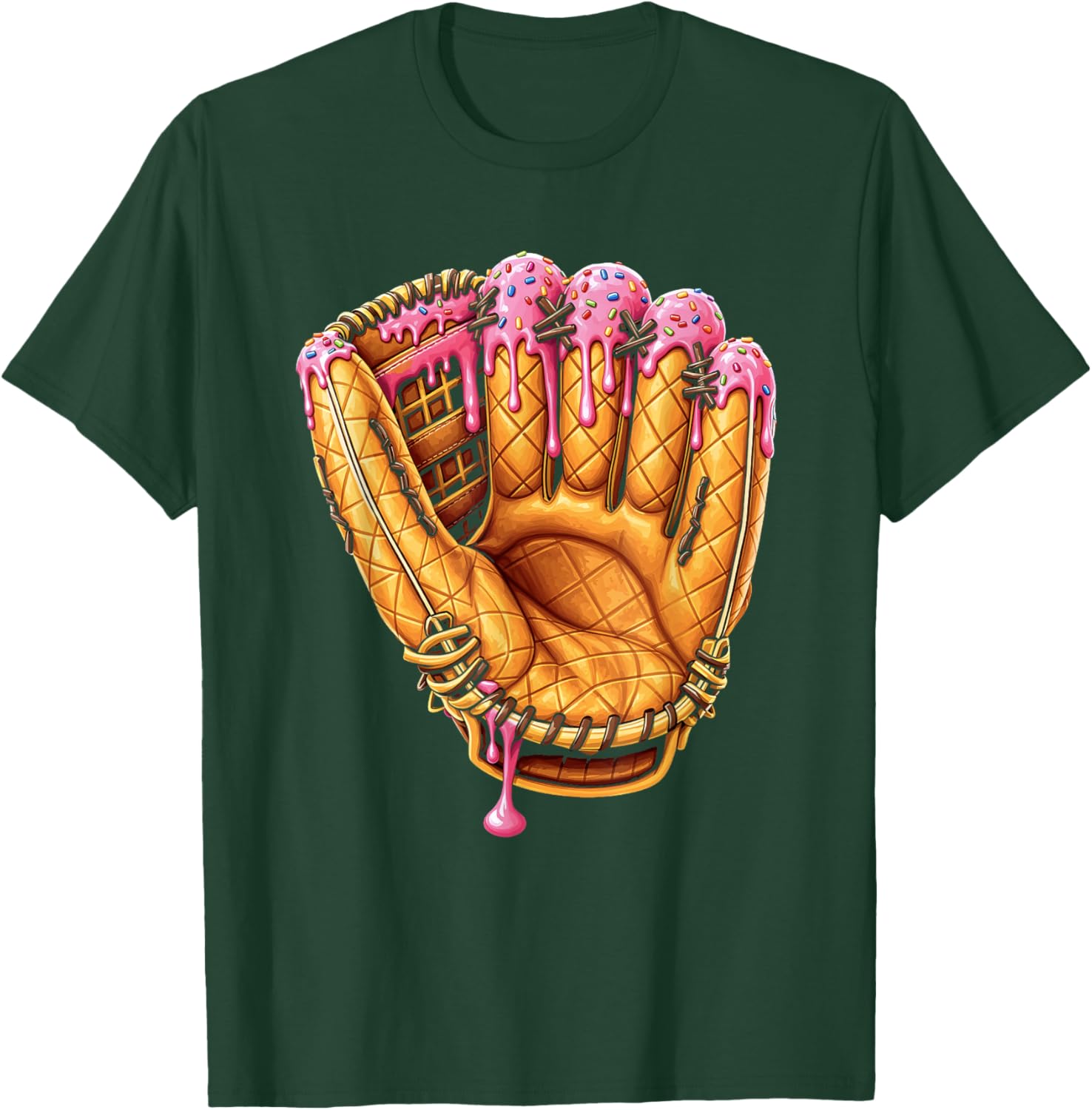 Youth Baseball Drip Boys Ice Cream Drip T-Shirt for Cool Kids - 14