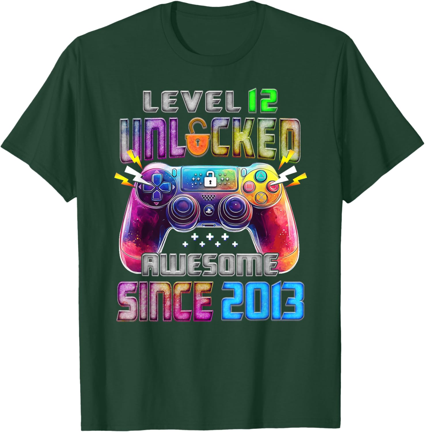 Level 12 Awesome 12 Year Old T-Shirt Fun Gift Since 2013 for Kids - 14