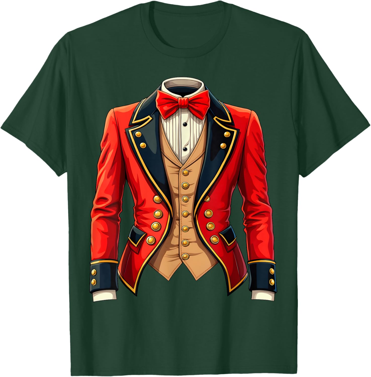 Ringmaster Costume Jacket for Circus Performers - Fun T-Shirt Design - 2