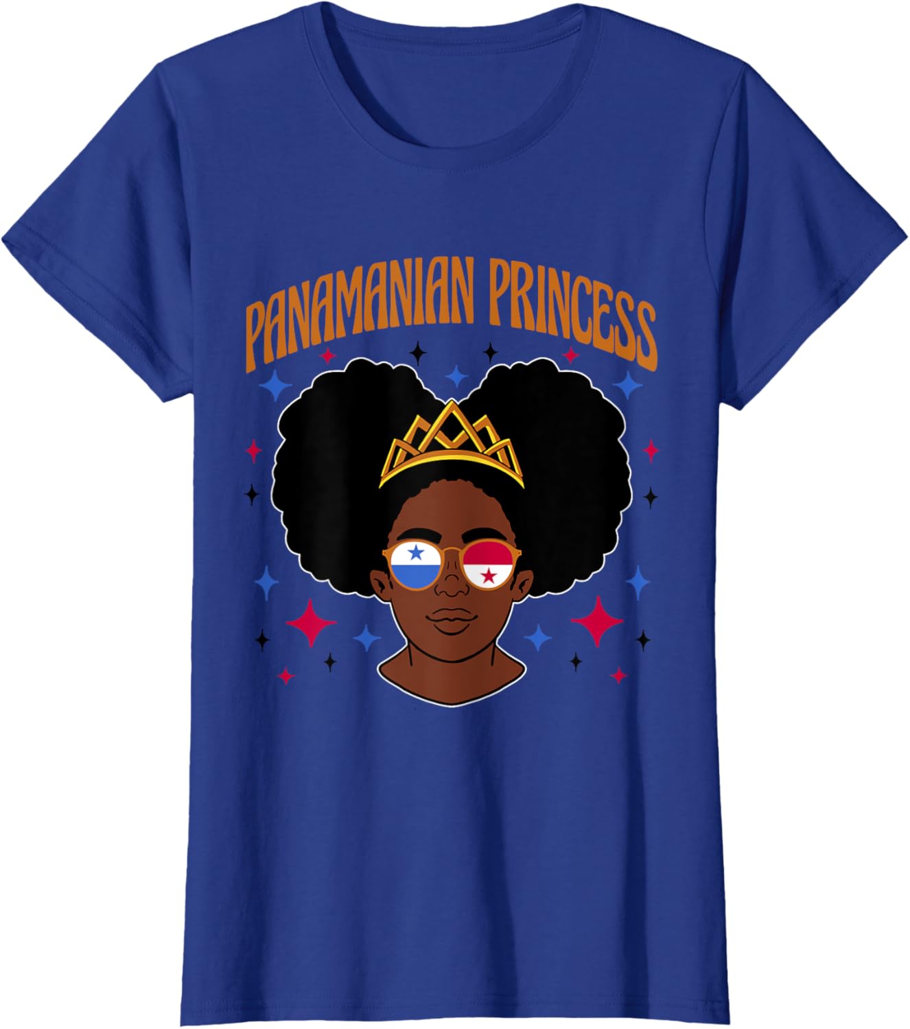 Panamanian Princess Afro Girl T-Shirt Celebrate Heritage and Style - 5