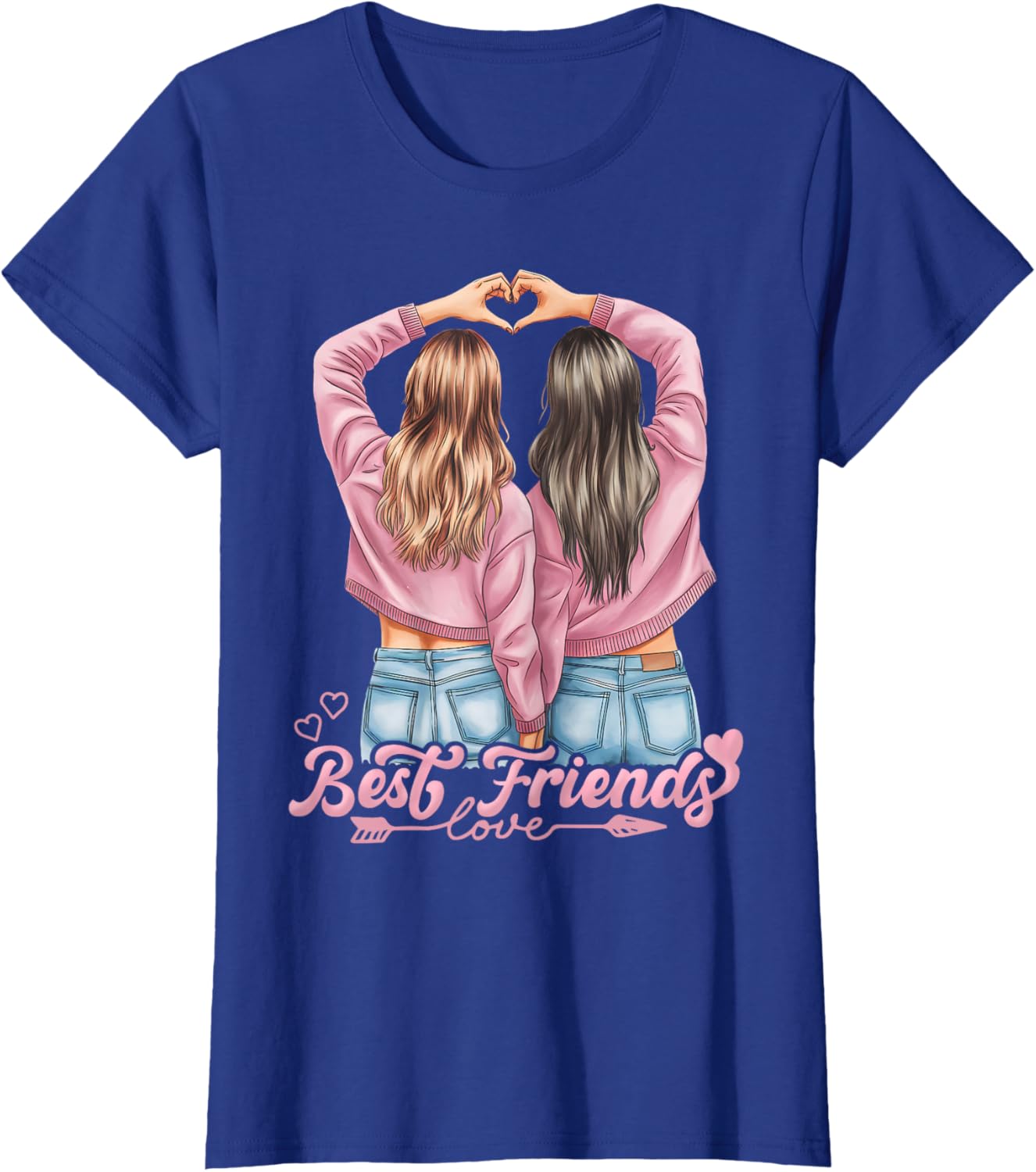 Best Friends Valentine's Day T-Shirt for Teenage Girls - Cute Friendship Tee - 2
