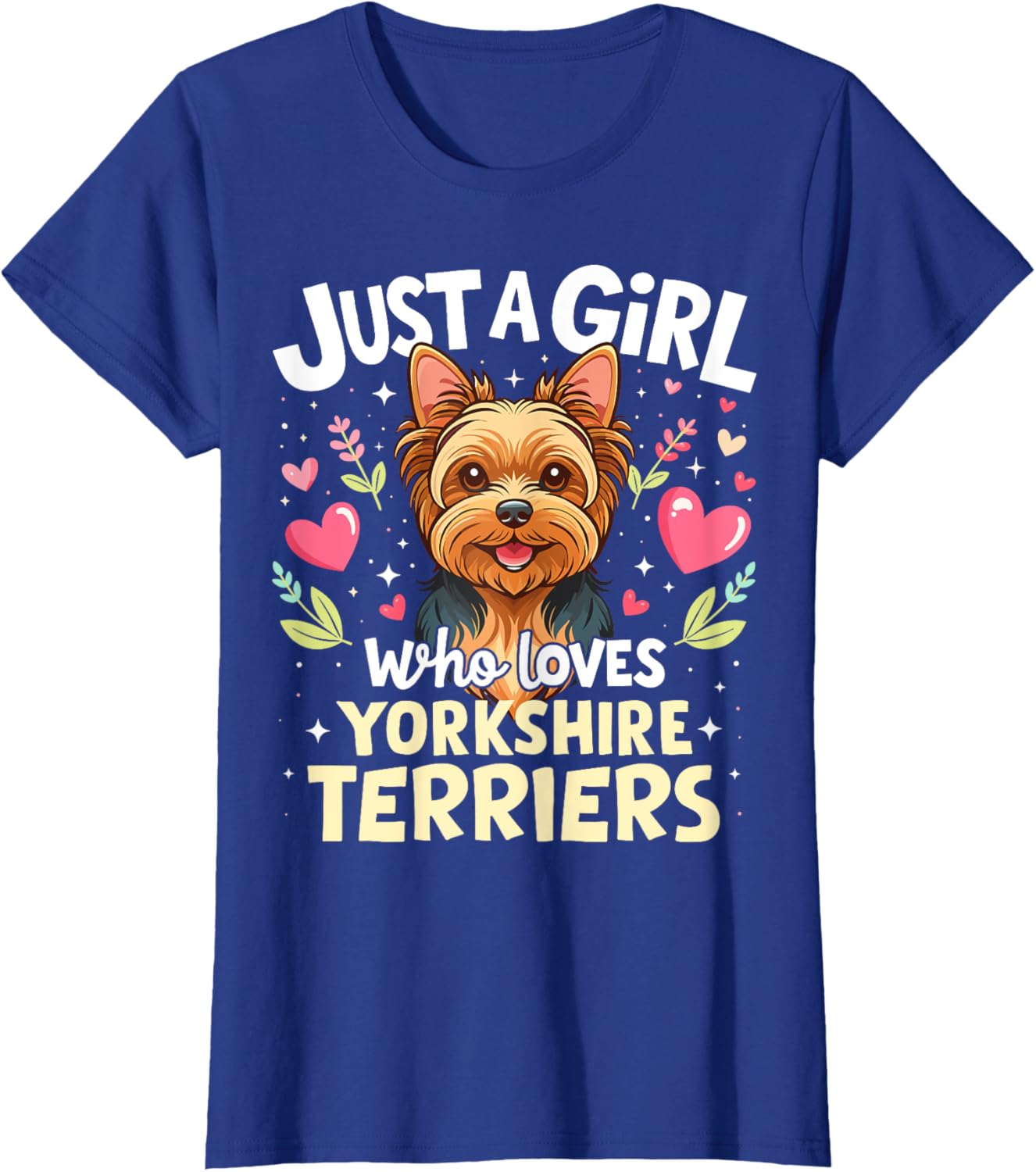 Cute Yorkshire Terrier Puppy T-Shirt for Pet Lover Girls - 2