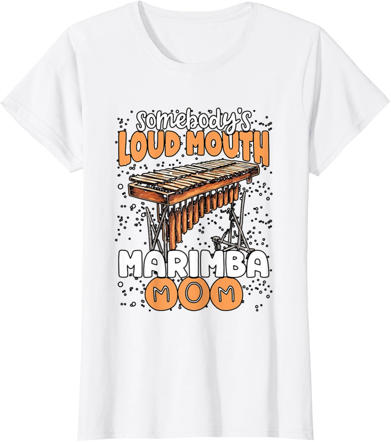 Marimba Mom Percussion Section Marching Band T-Shirt for Musicians - 8