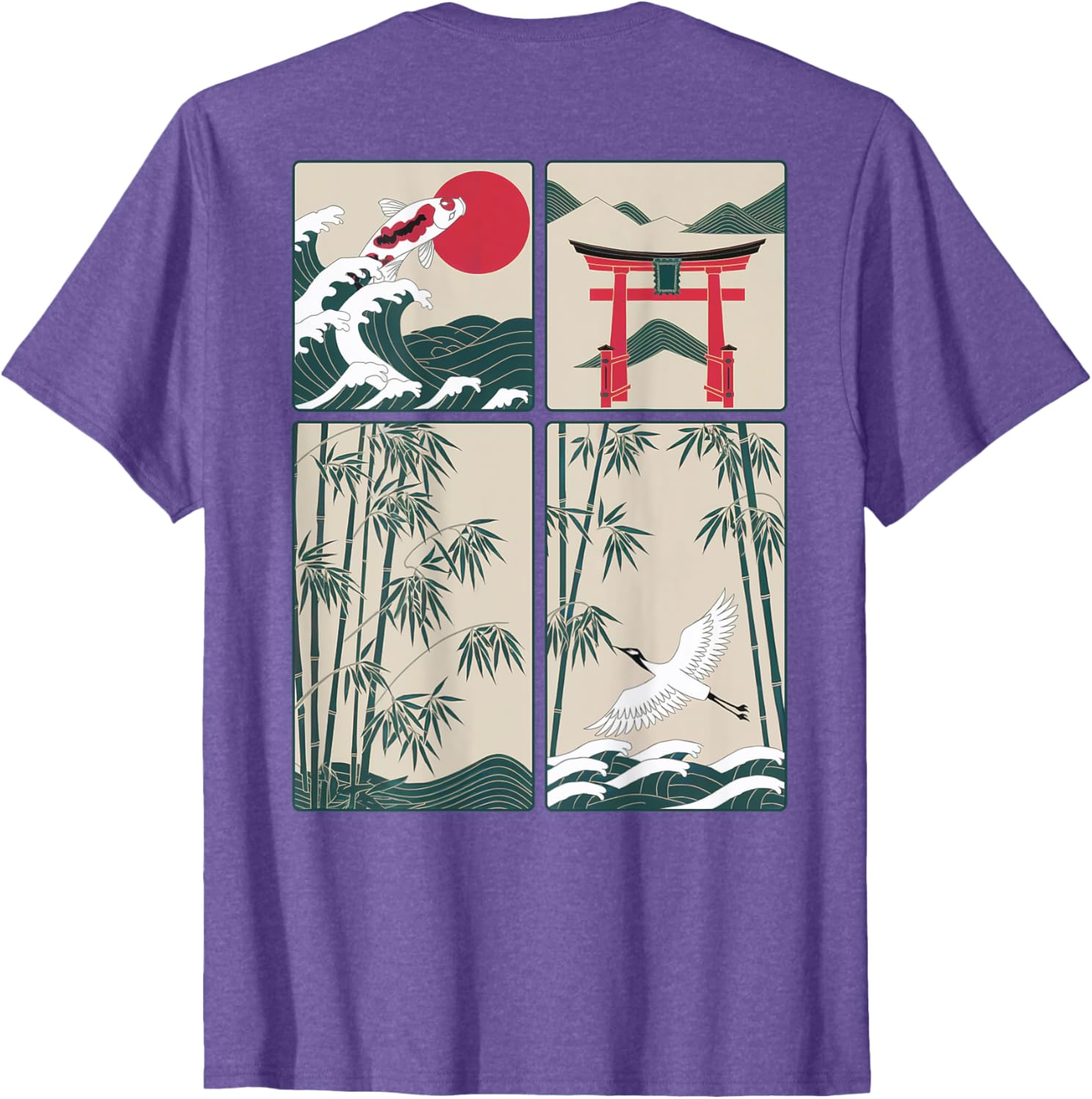 Japanese Koi Fish Great Wave Kanagawa T-Shirt for Stylish Aquatic Lovers - 29