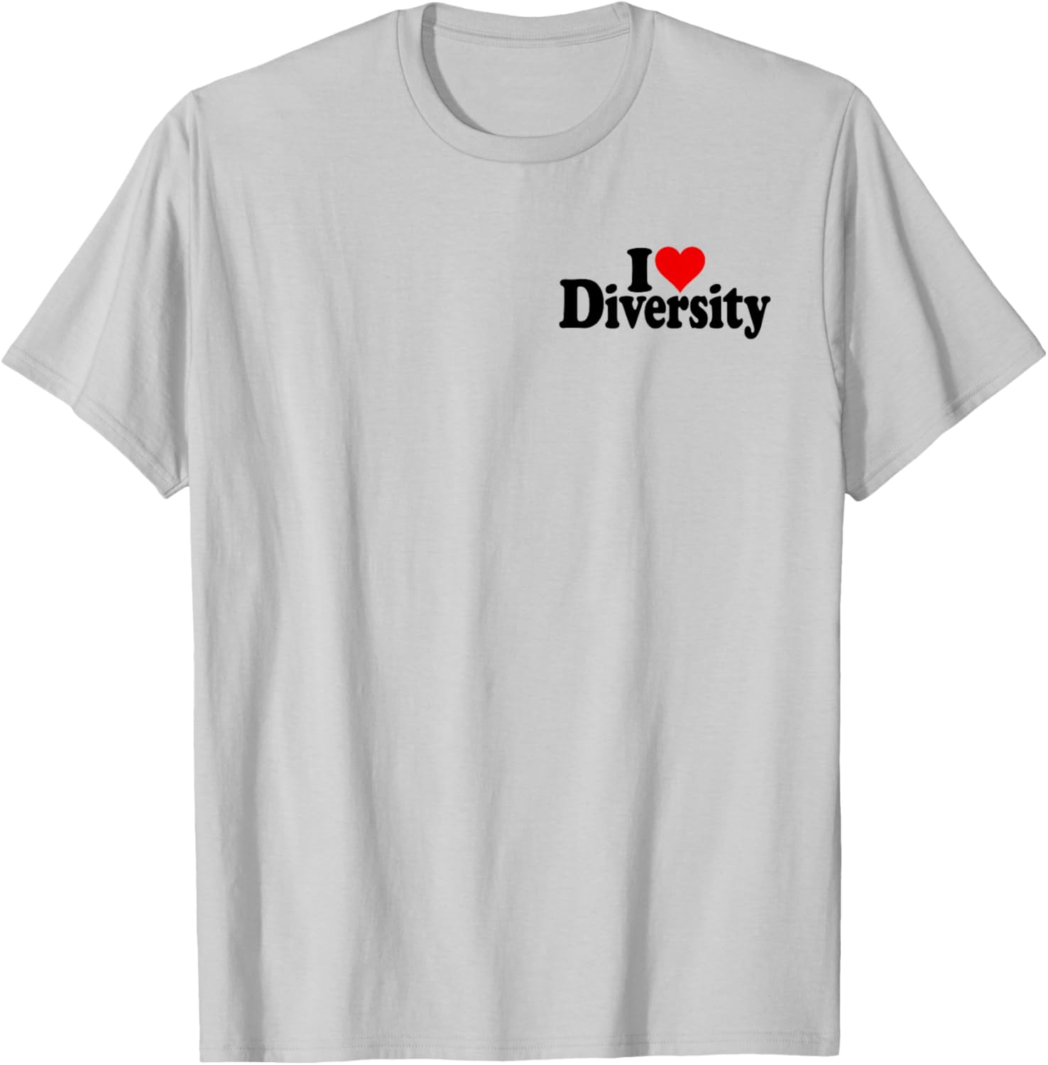 I Love Heart Diversity Strength in Diversity T-Shirt for Everyone - 5