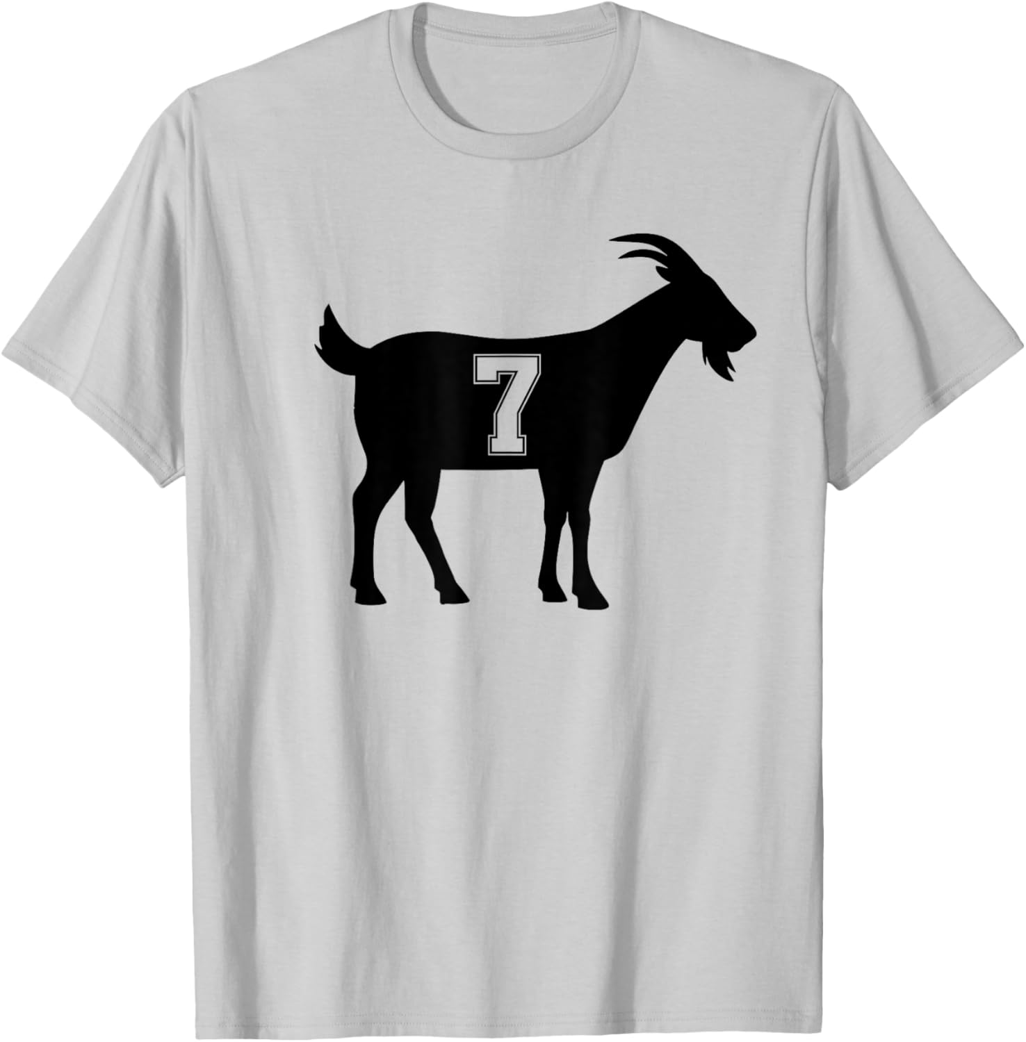 Goat 7 G.O.A.T. Number Seven Goat Graphic T-Shirt for Casual Style - 5