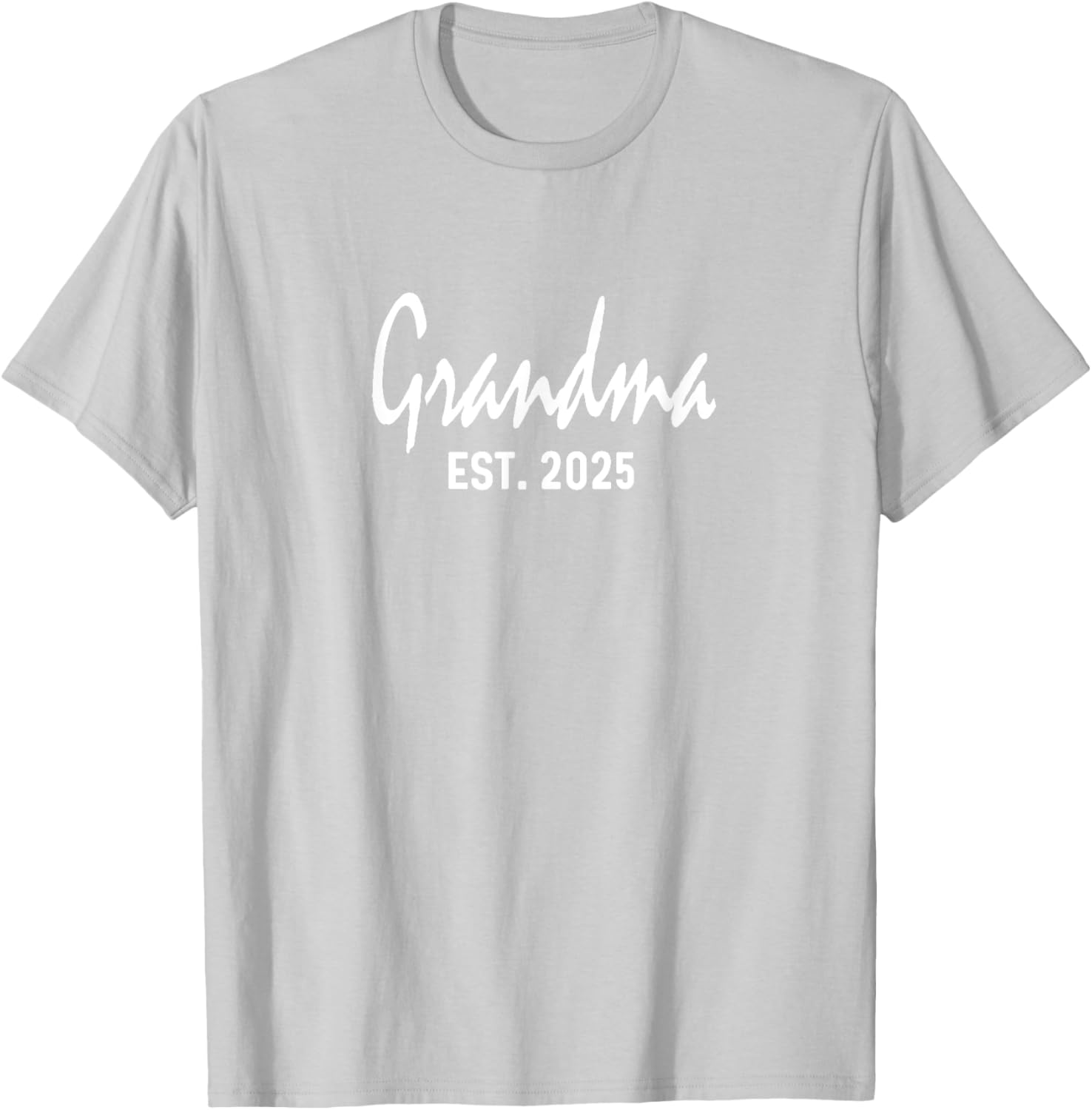 Grandma Est 2025 Expecting Reveal Surprise T-Shirt for New Grandparents - 8