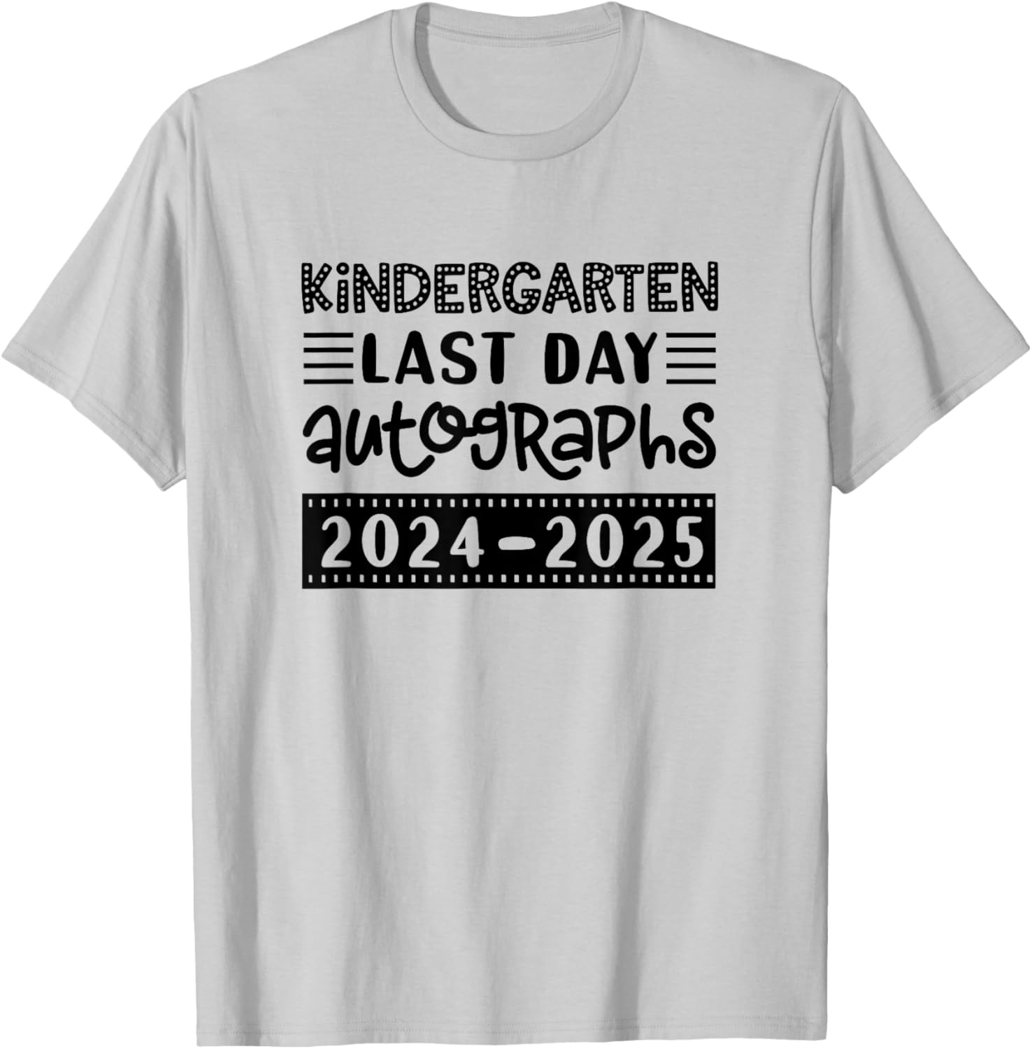 Last Day of School Kindergarten T-Shirt for Kids - Sign My Shirt Fun - 19