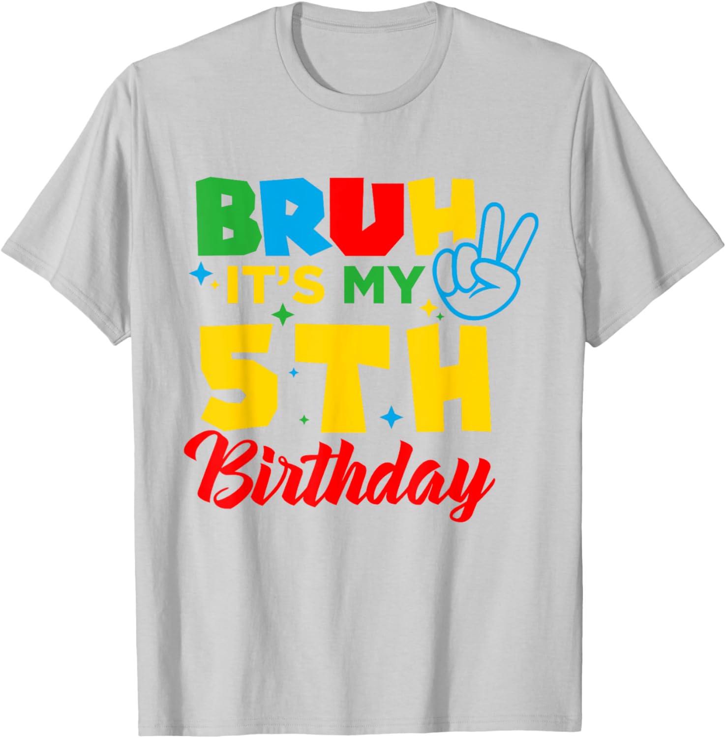 Bruh I'm 5 Gamer T-Shirt for 5th Birthday Celebration Fun! - 22