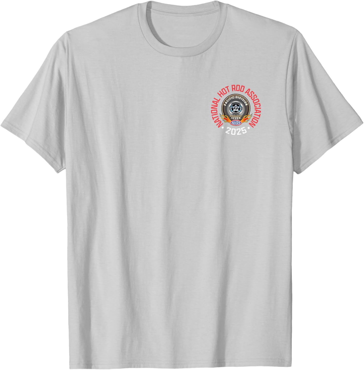 NHRA Pacific Division Circle Logo T-Shirt for Racing Fans and Enthusiasts - 10