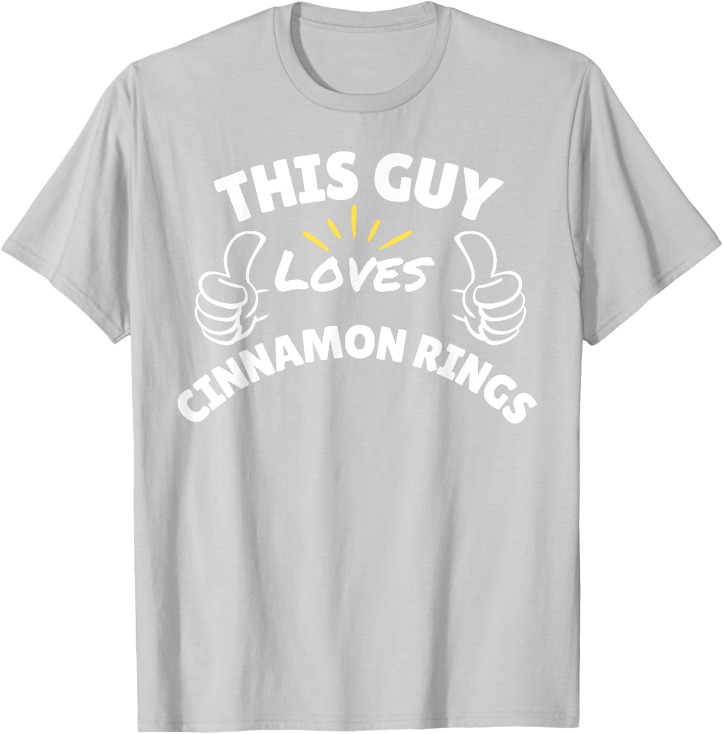 Funny Cinnamon Rings Graphic T-Shirt for Food Lovers and Snacks Fans - 23