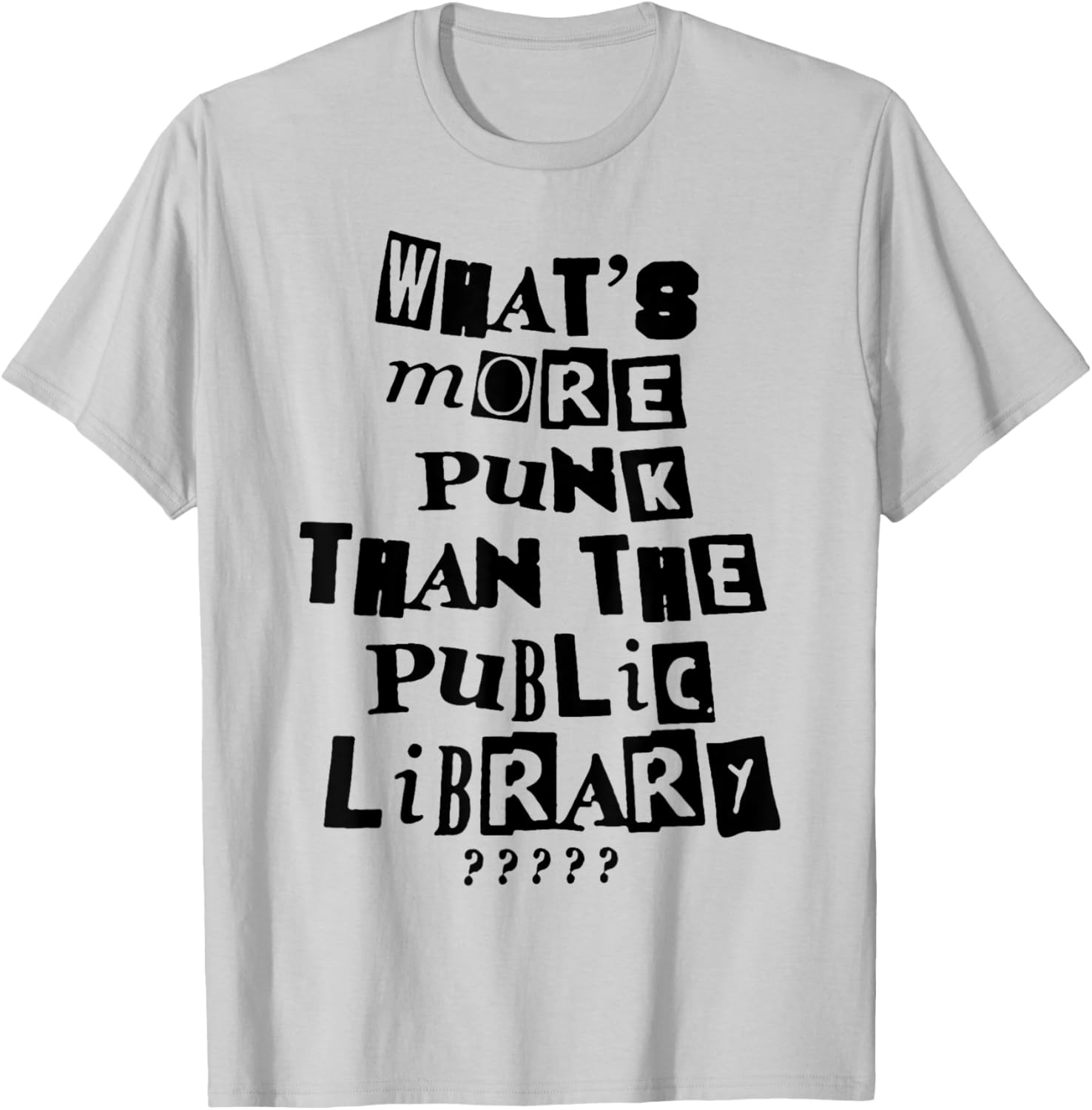 Punk Library Inspiration T-Shirt Stylish Casual Wear for Book Lovers - 7