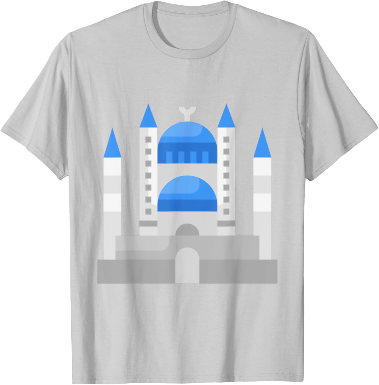 Istanbul Sultan Ahmet Blue Mosque Muslim T-Shirt for Men and Women - 6