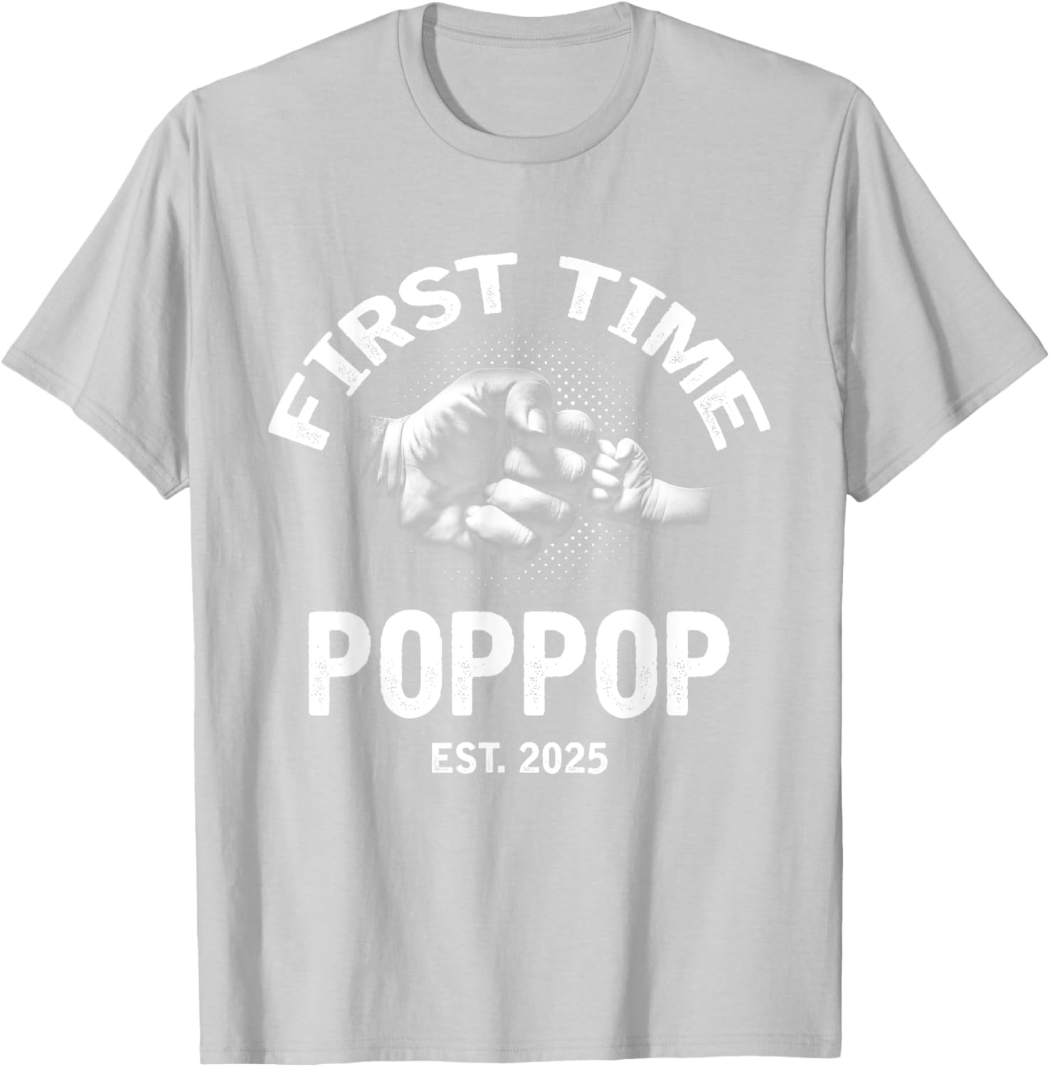 First Time Poppop Established 2025 Vintage Father's Day T-Shirt - 2