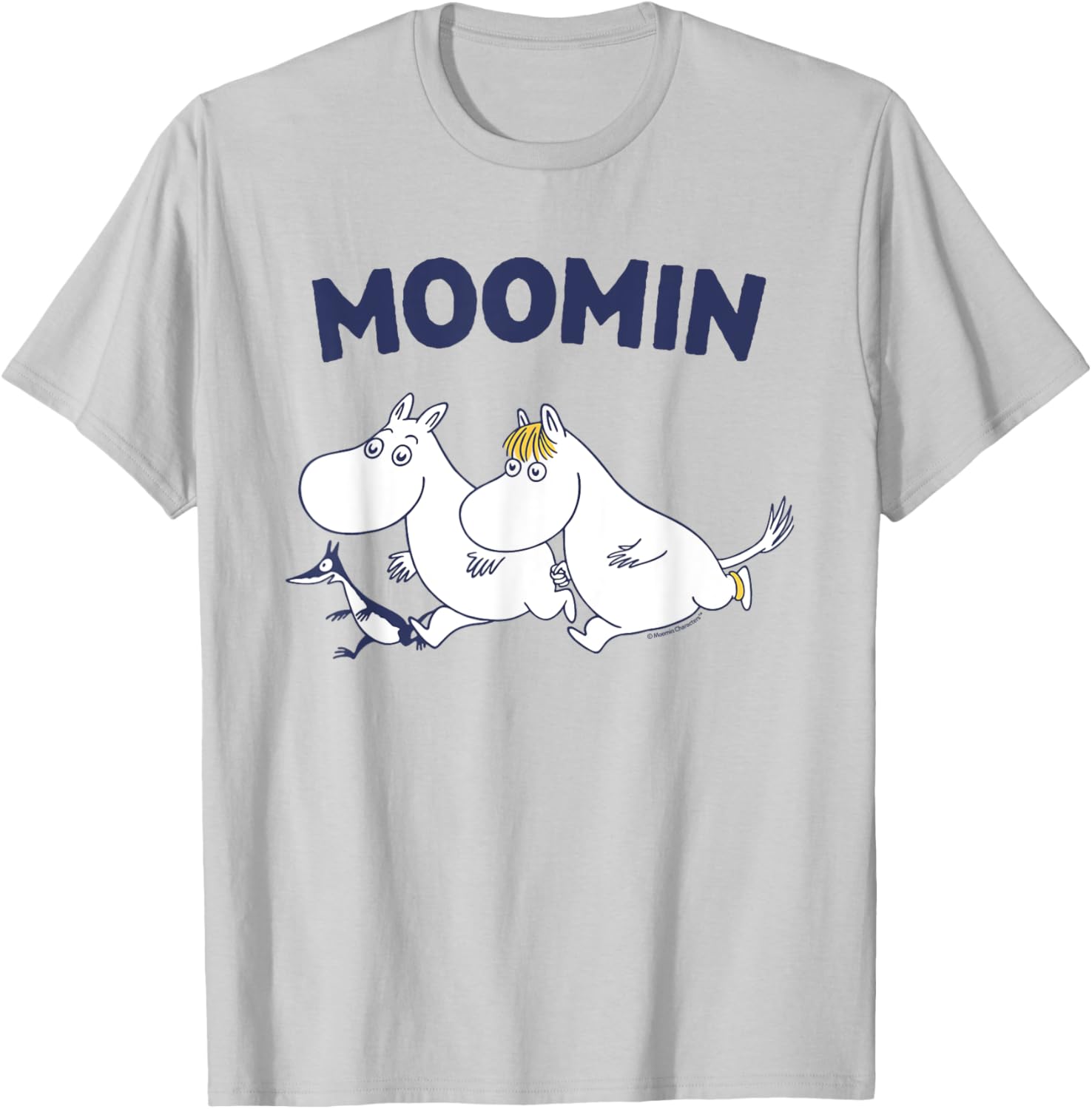 Moomin Moomintroll and Snorkmaiden Running T-Shirt for Fun Adventures - 1