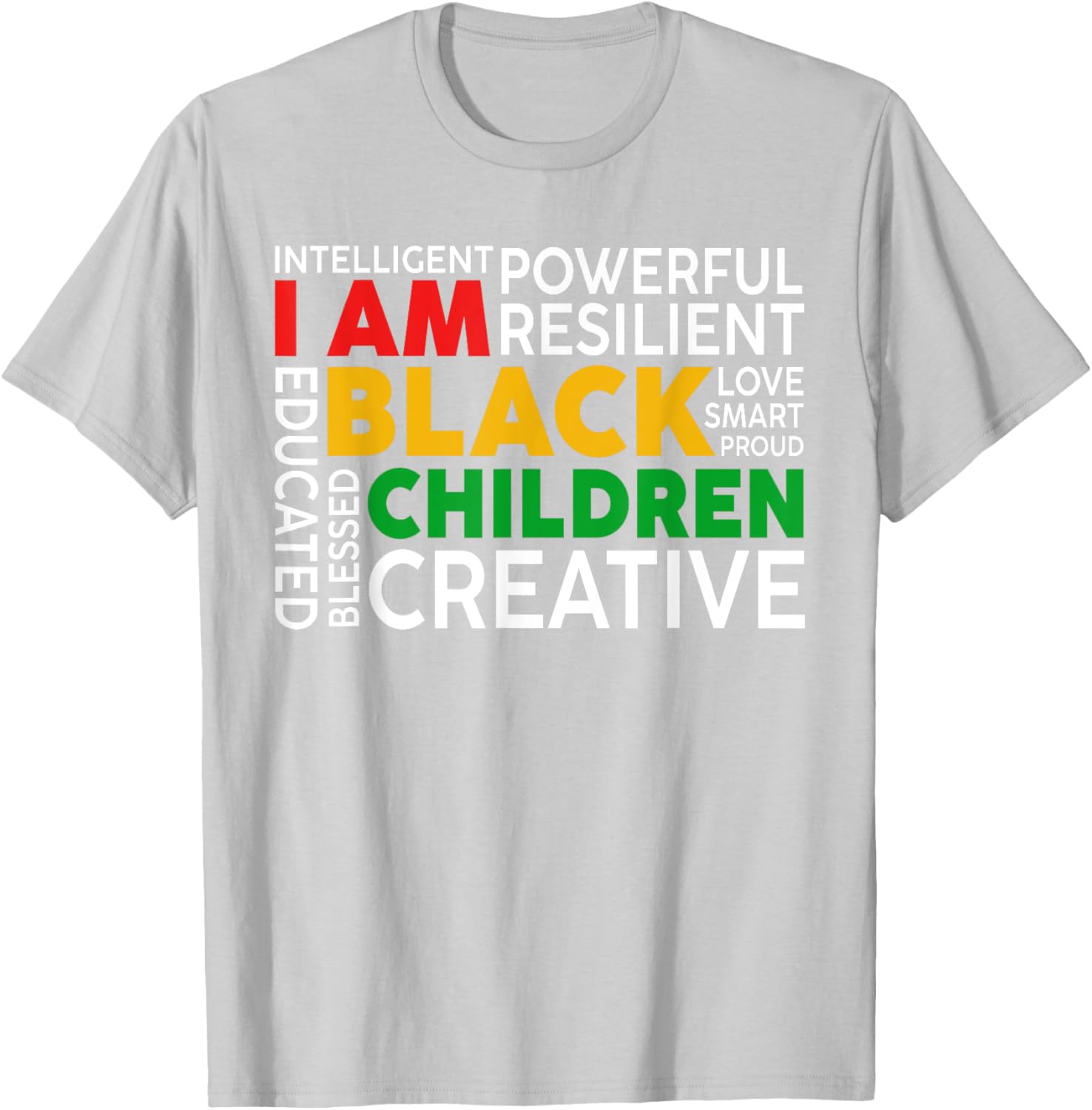 I Am Black Kids T-Shirt for Boys and Girls - Celebrate Black History Month - 3