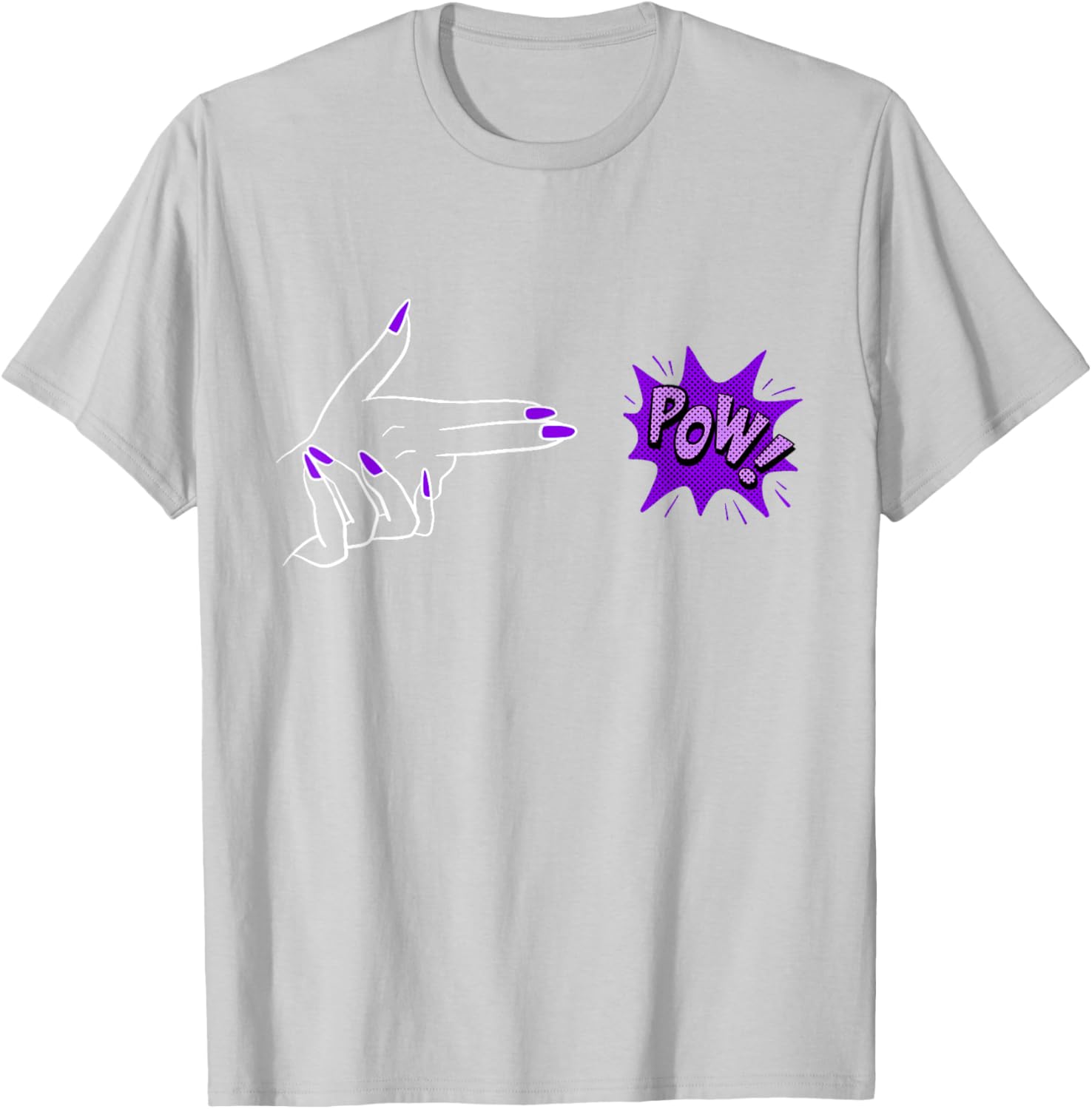 Purple Boy Bye Graphic T-Shirt for Trendy Casual Style and Comfort - 2