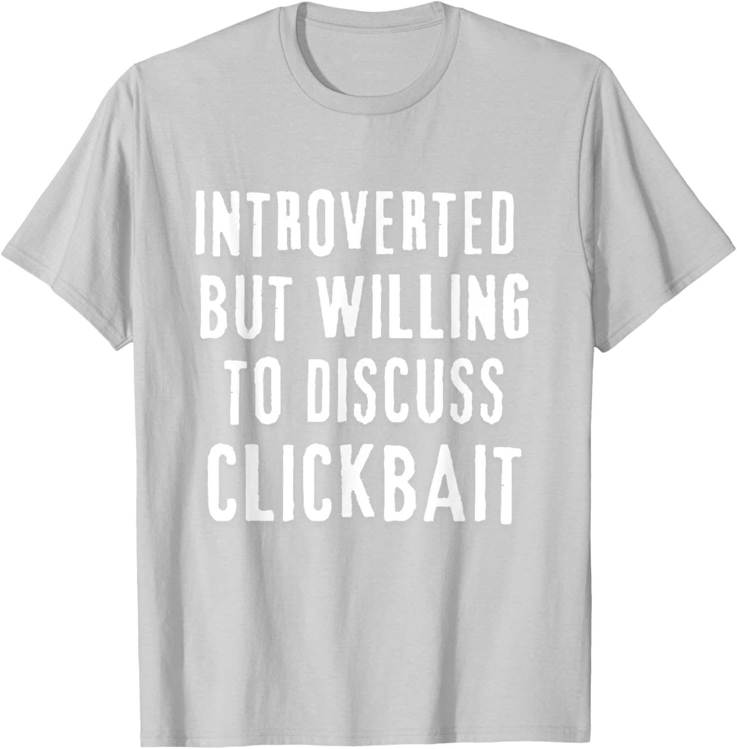 Introverted But Willing to Discuss T-Shirt Fun and Quirky Graphic Tee - 3