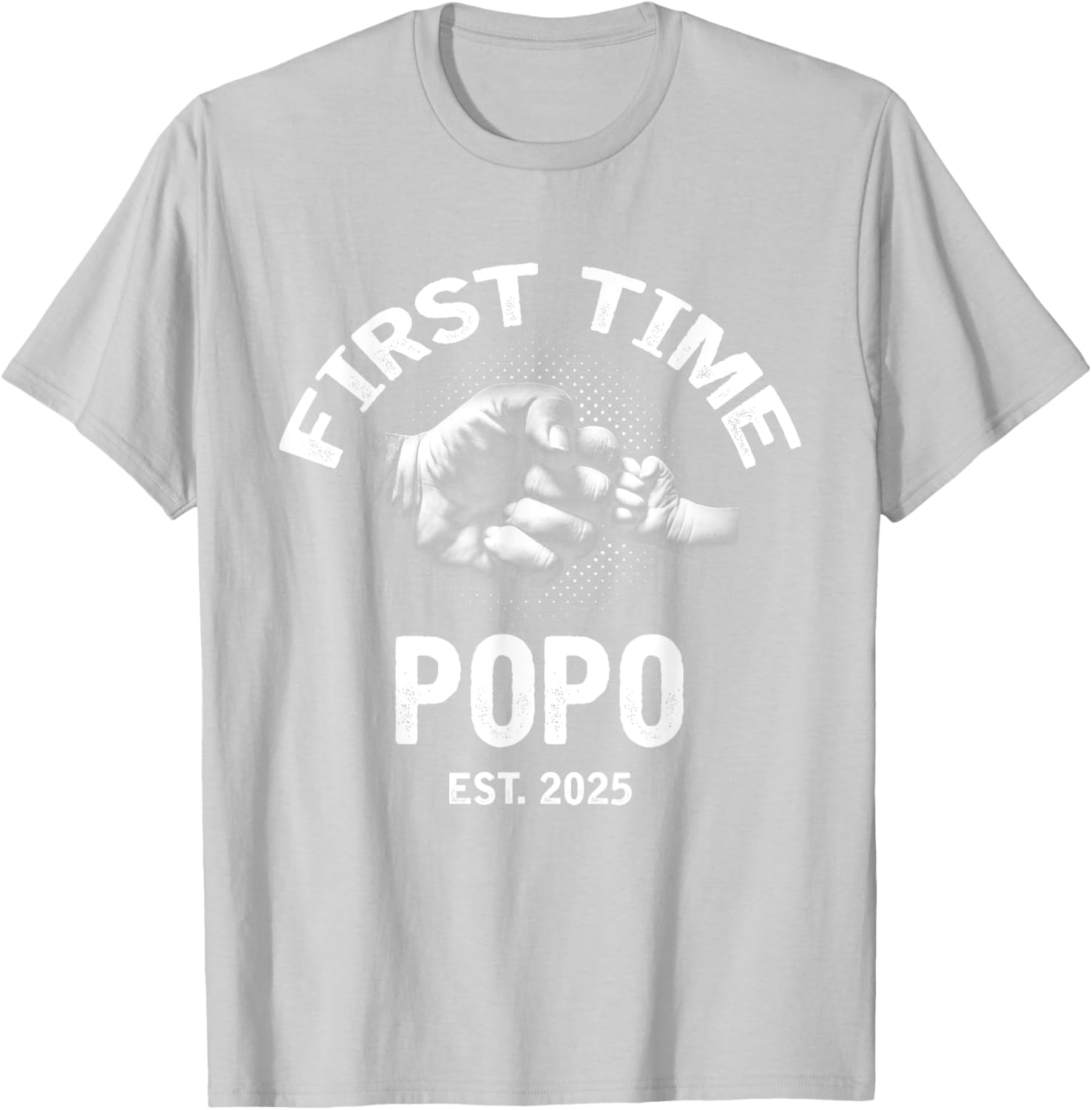 First Time Popo 2025 Father's Day Vintage T-Shirt for Dads - 16