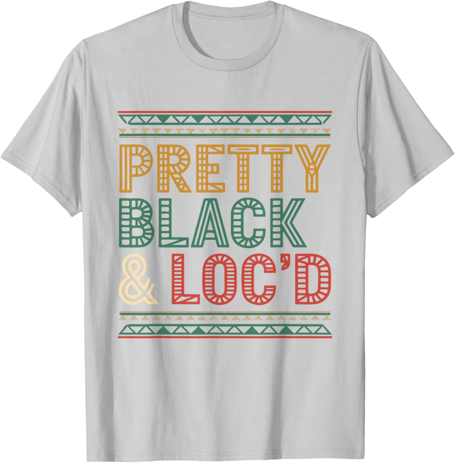 Pretty Black Loc'd Afro Dreadlocks T-Shirt for Melanin Queens - 6