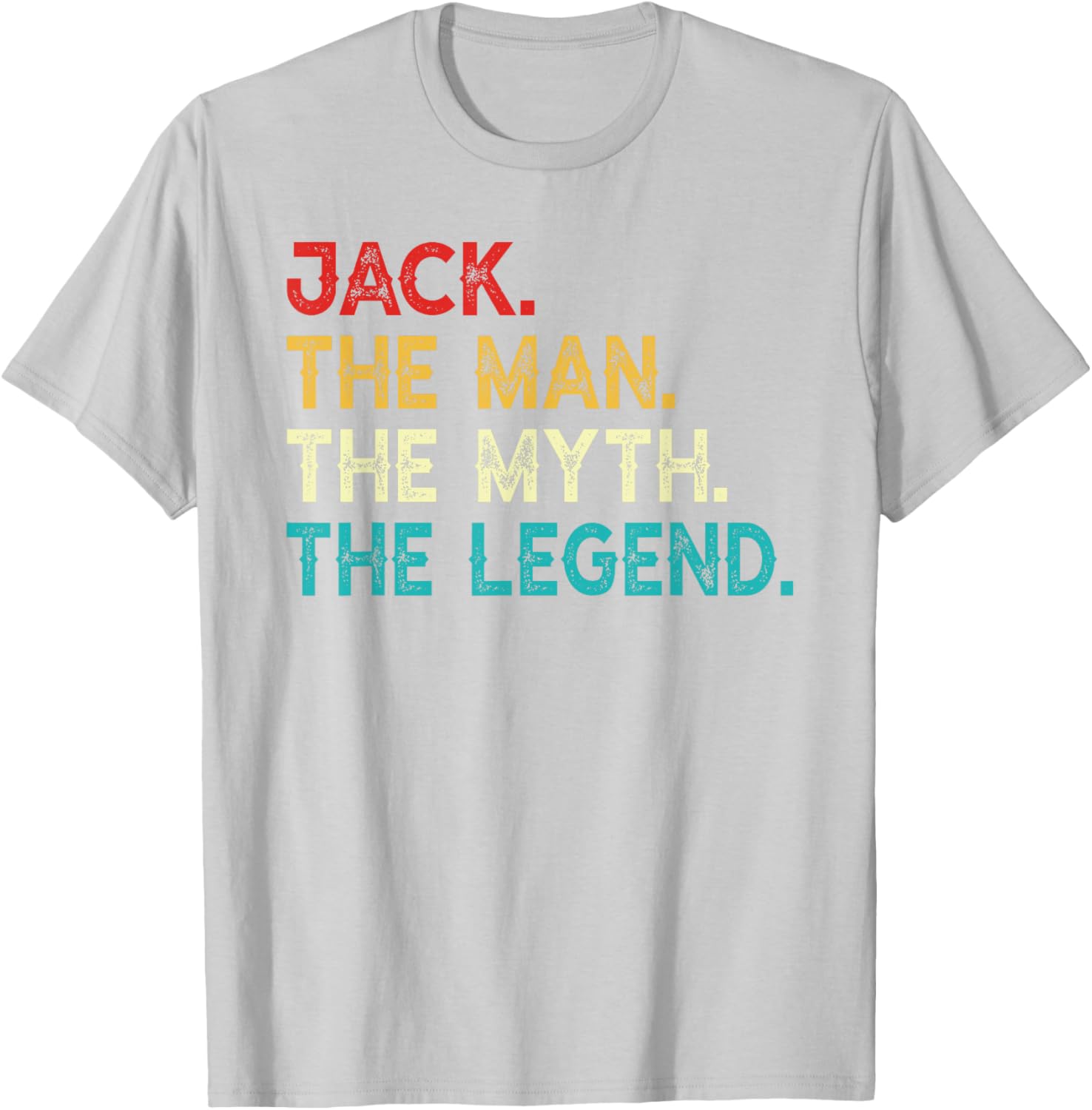 Funny Vintage Jack The Man The Myth The Legend Birthday T-Shirt - 21
