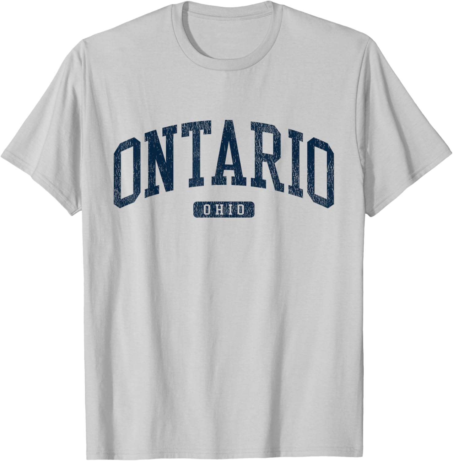 Ontario Ohio College University Style Blue T-Shirt for Proud Students - 12