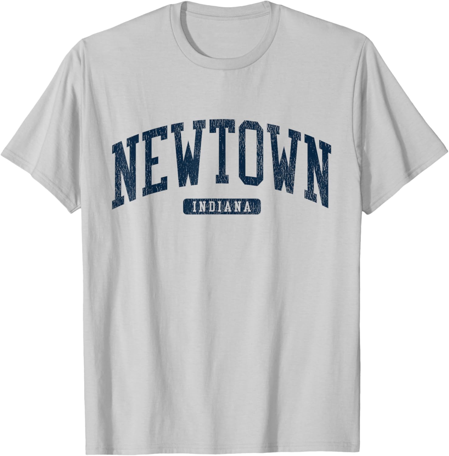 Newtown Indiana College Style Blue T-Shirt for School Spirit and Comfort - 17