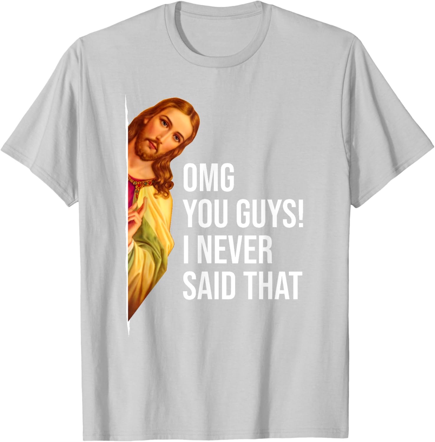 Funny Easter T-Shirt Jesus Sarcasm OMG You Guys Cool Graphic Tee - 3