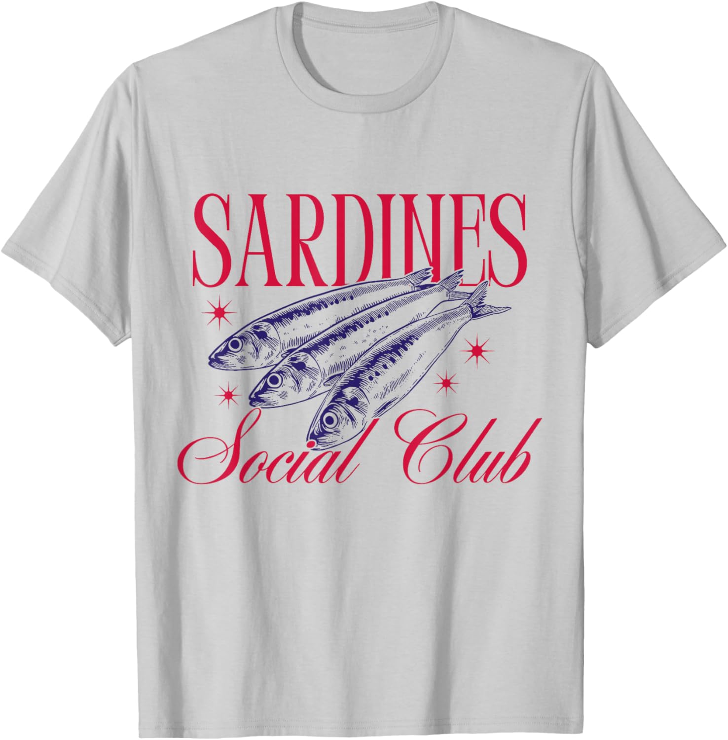 Vintage Sardine Social Club T-Shirt for Sea Lovers and Fishing Fans - 2