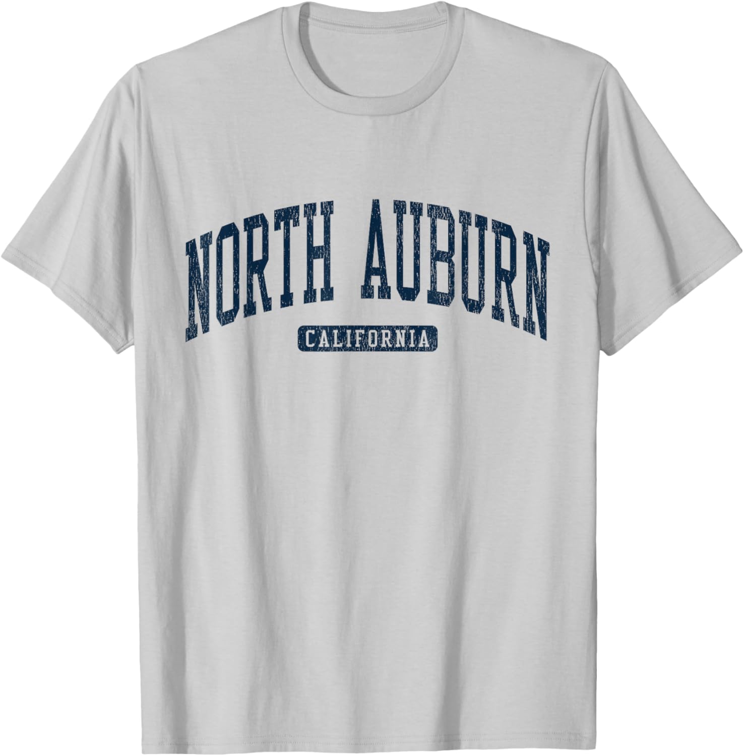 North Auburn California College University Style Blue T-Shirt for Fans - 4