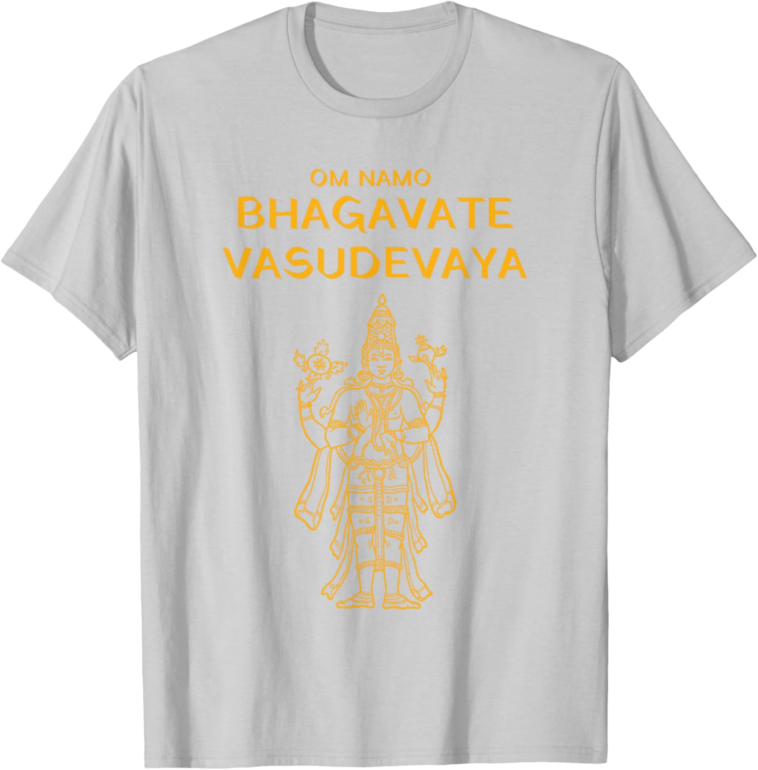 Vishnu Narayana Om Namo Bhagavate Vasudevaya Hindu T-Shirt - 14