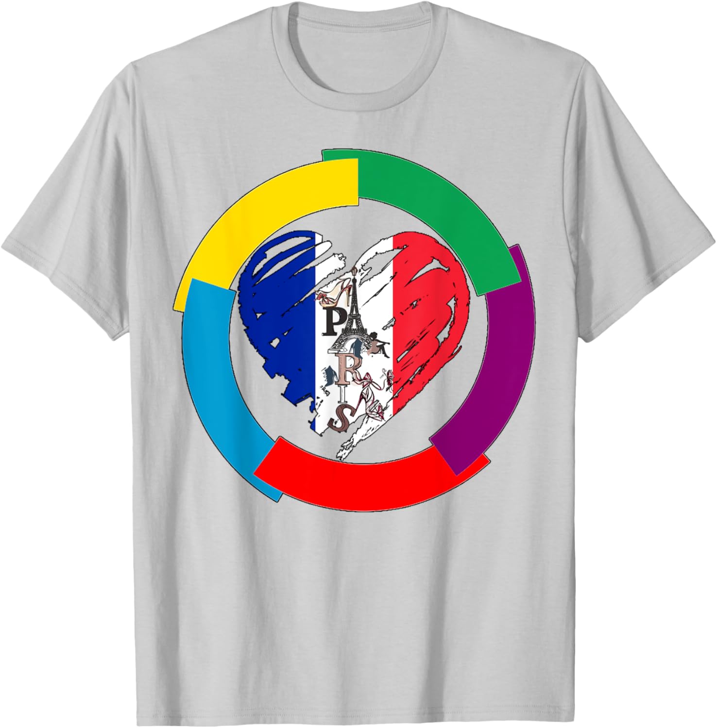 Celebrate French Language Day with Heart T-Shirt for La Francophonie - 13