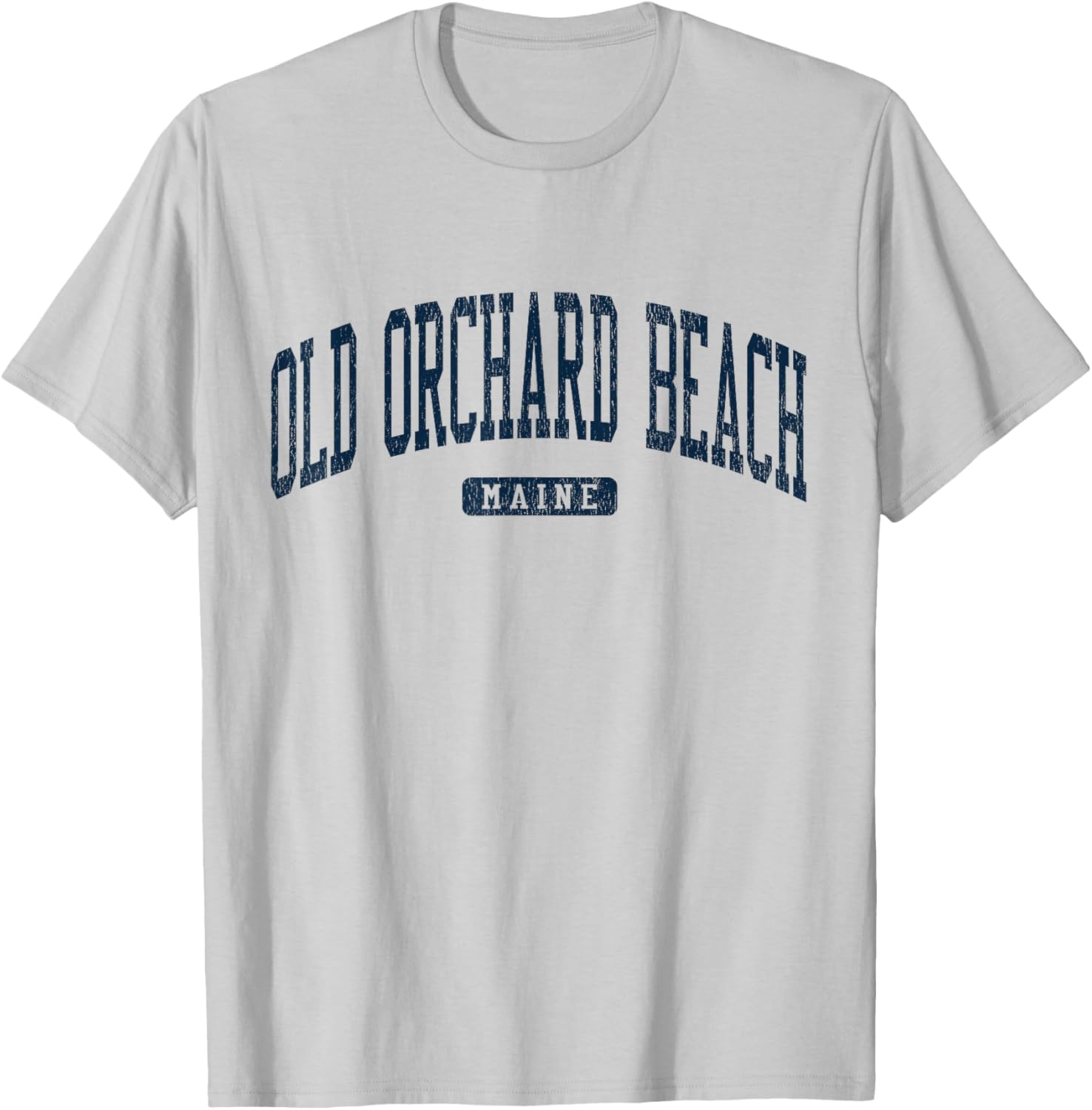 Old Orchard Beach Maine College Style Blue T-Shirt for Casual Wear - 6
