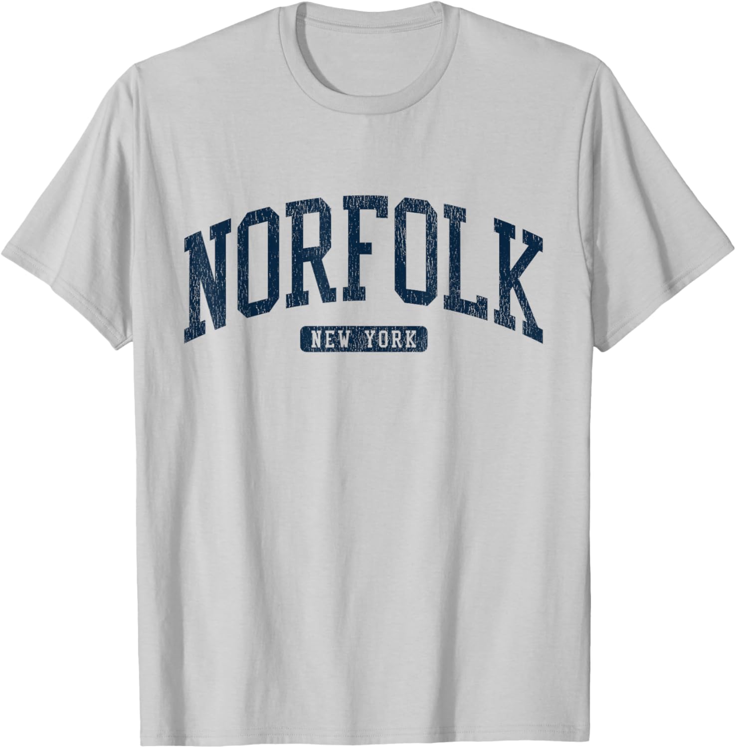 Norfolk NY College University Blue T-Shirt for Stylish Student Wear - 16