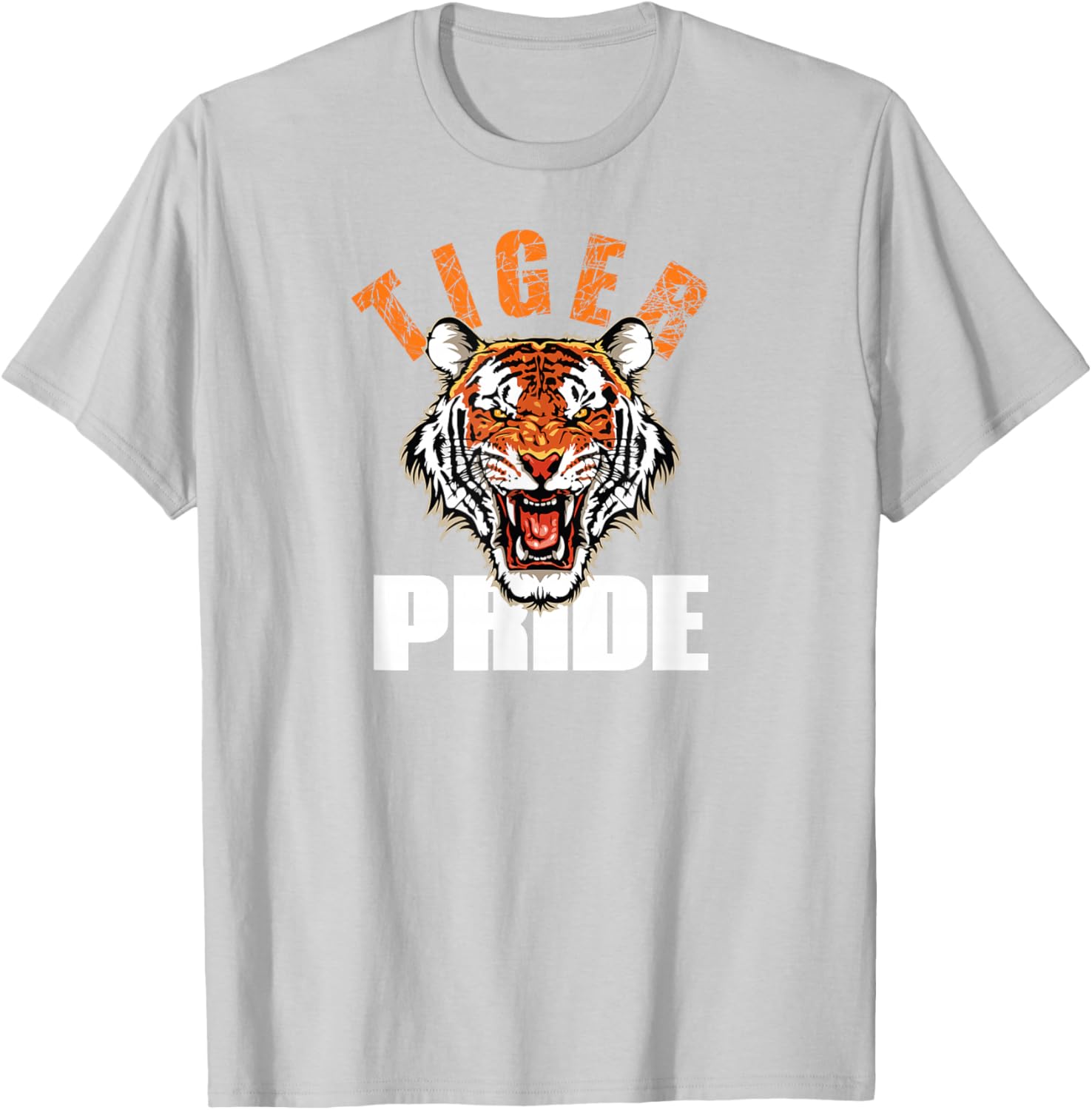 Retro Tiger Pride Vintage Mascot T-Shirt for School Sports Teams - 24