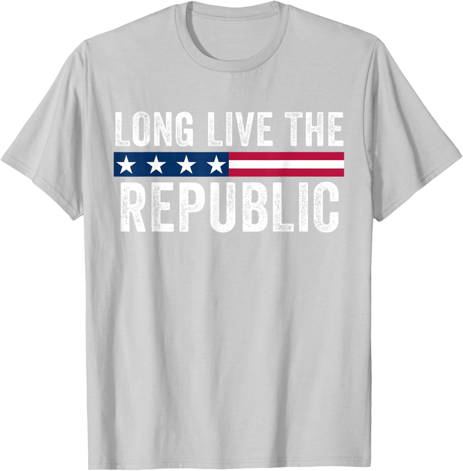 Long Live the Republic American Flag T-Shirt for Patriotic Style - 17