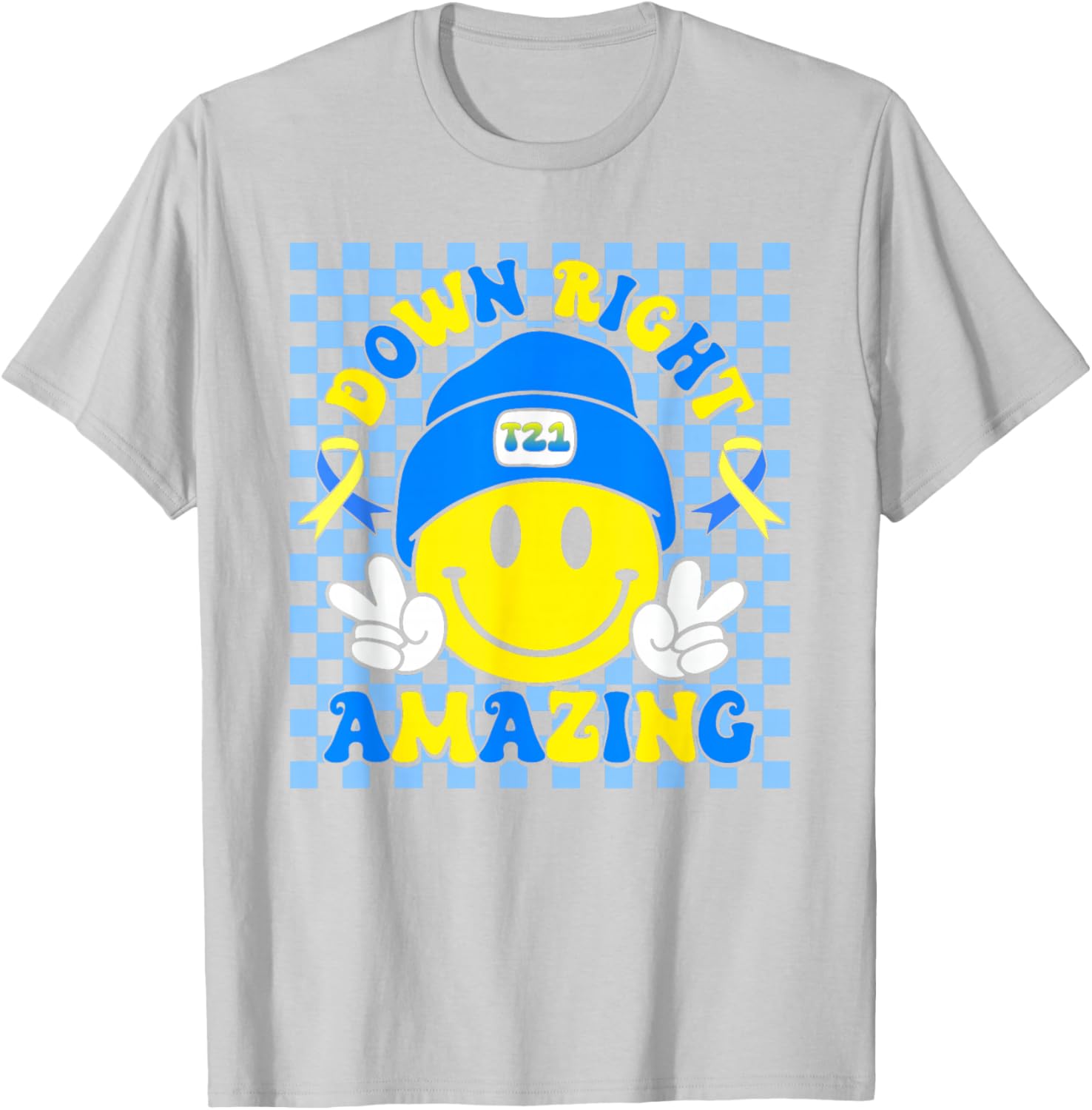Down Right Amazing Smile Kids T-Shirt for Down Syndrome Awareness - 3