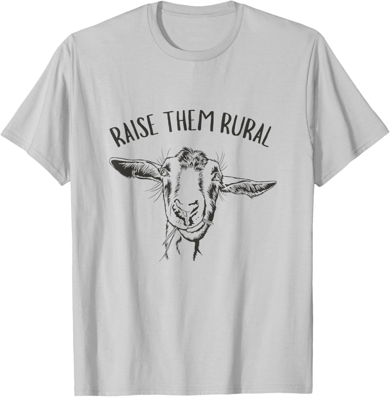 Raise Them Rural Goat Farmers T-Shirt - Fun Country Living Apparel - 8