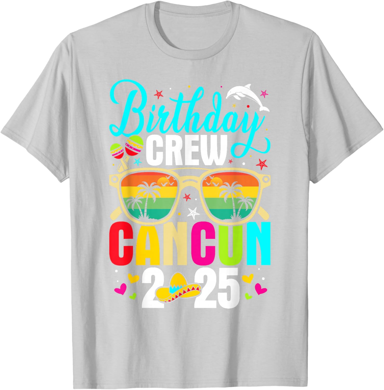 Fun Matching Cancun Birthday Boy Trip T-Shirt for 2025 Celebration - 24