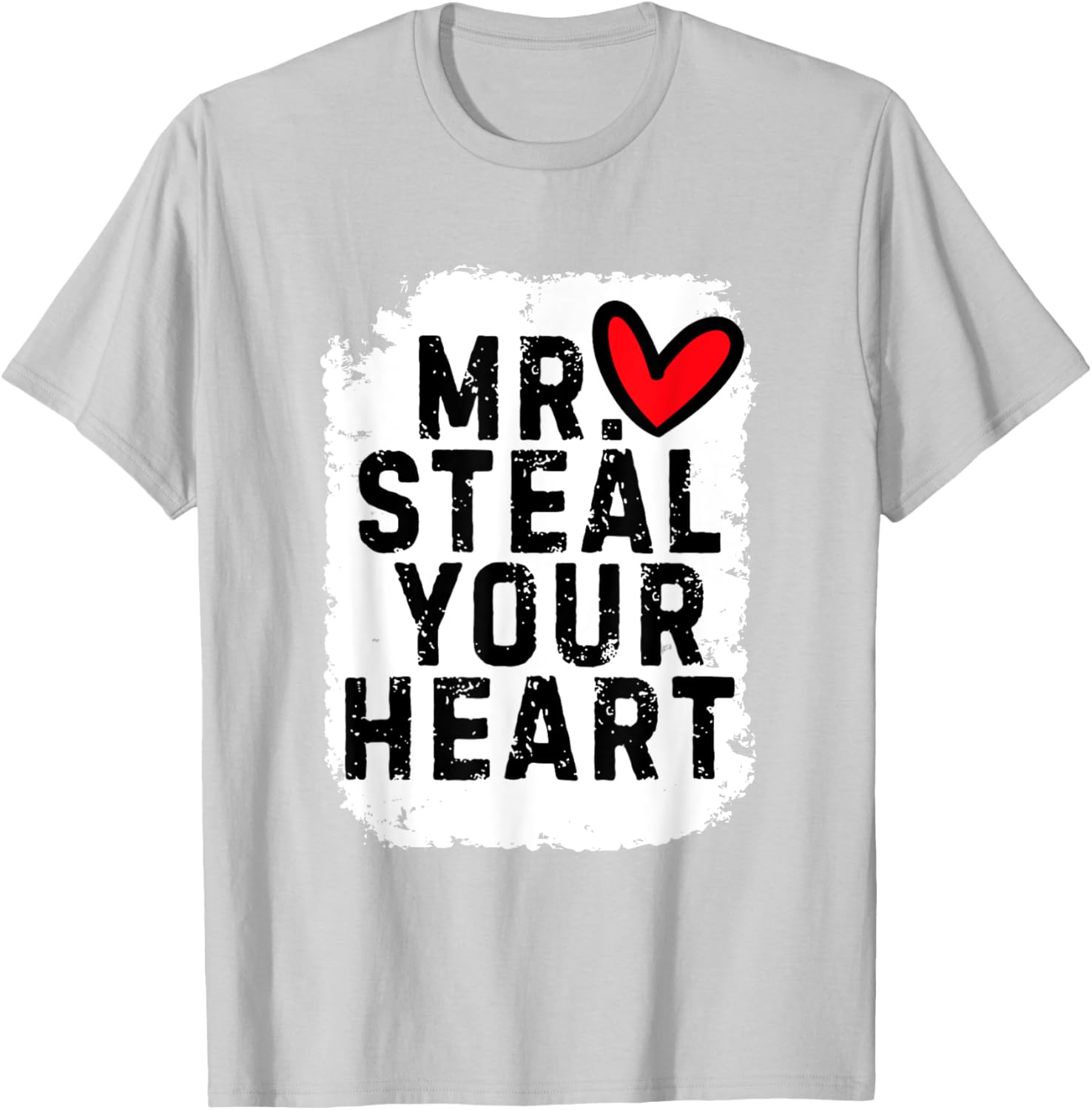 Mr Steal Your Heart Boys Toddler Valentine's Day T-Shirt for Kids - 8