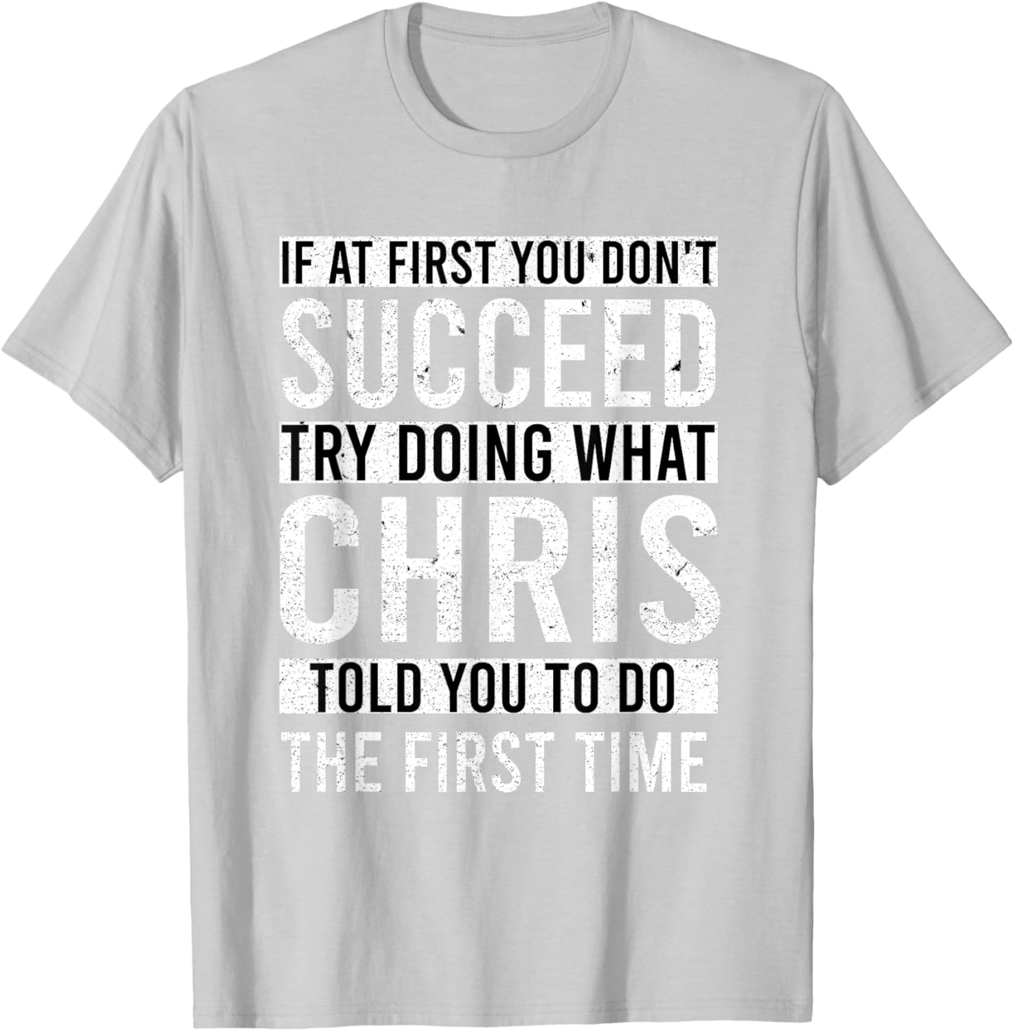 Funny Personalized CHRIS T-Shirt Gift for Dad - Unique Men's Apparel - 20