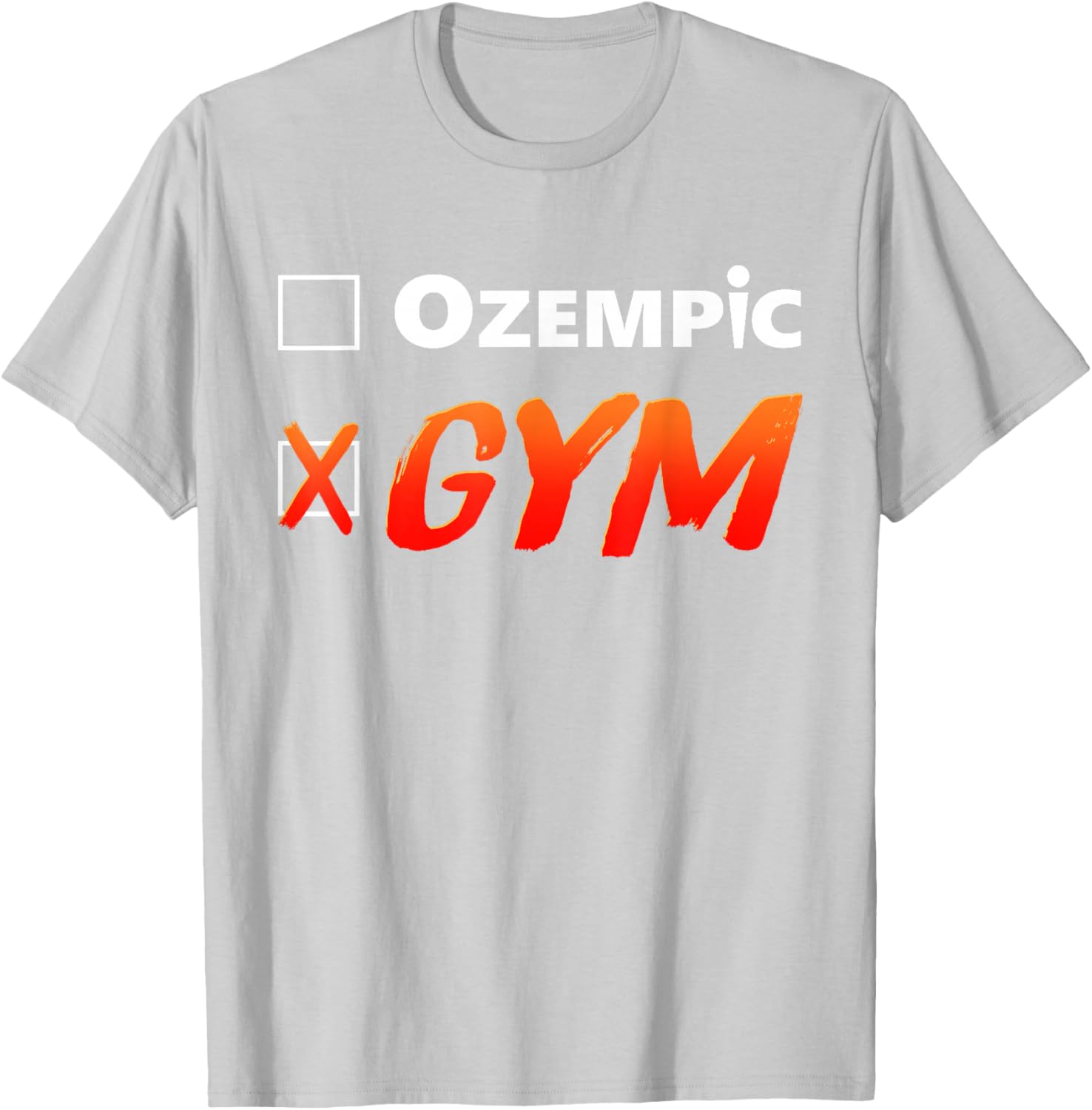 Funny Ozempic Gym T-Shirt for Fitness Lovers - Unique Design Apparel - 11