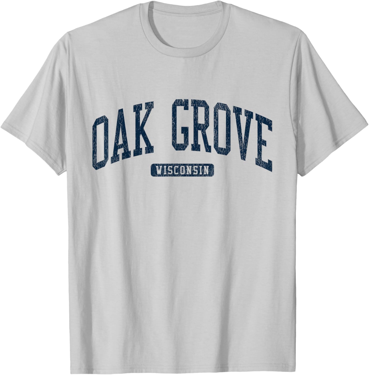 Oak Grove Wisconsin College Style Blue T-Shirt for Students and Alumni - 3