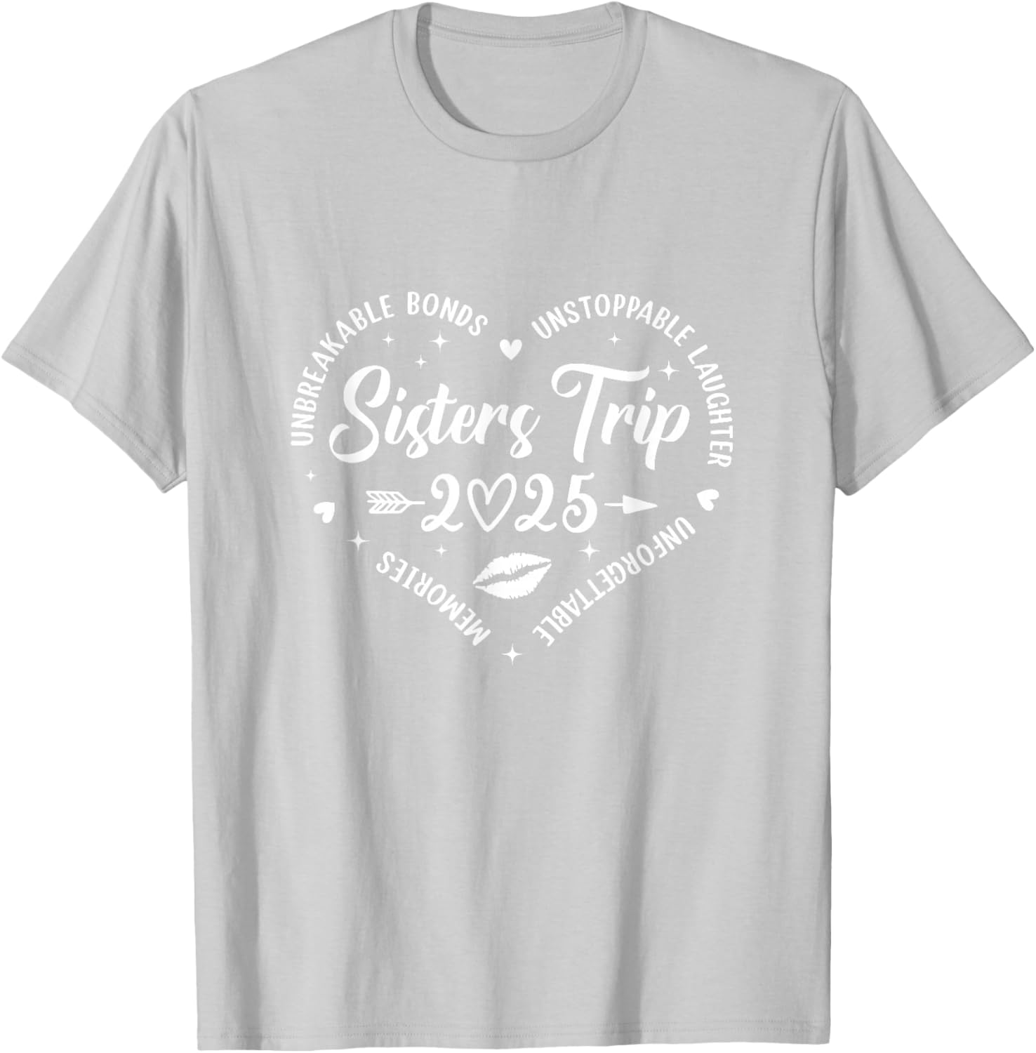 Sisters Trip 2025 Retro T-Shirt for Friends Vacation Memories - 18