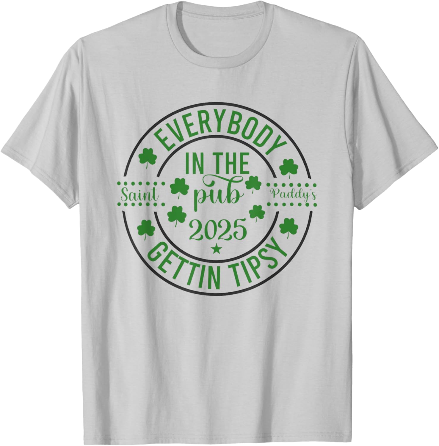 Everybody In The Pub 2025 Saint Vaddy's Gettin Tipsy T-Shirt for Fun Gatherings - 3