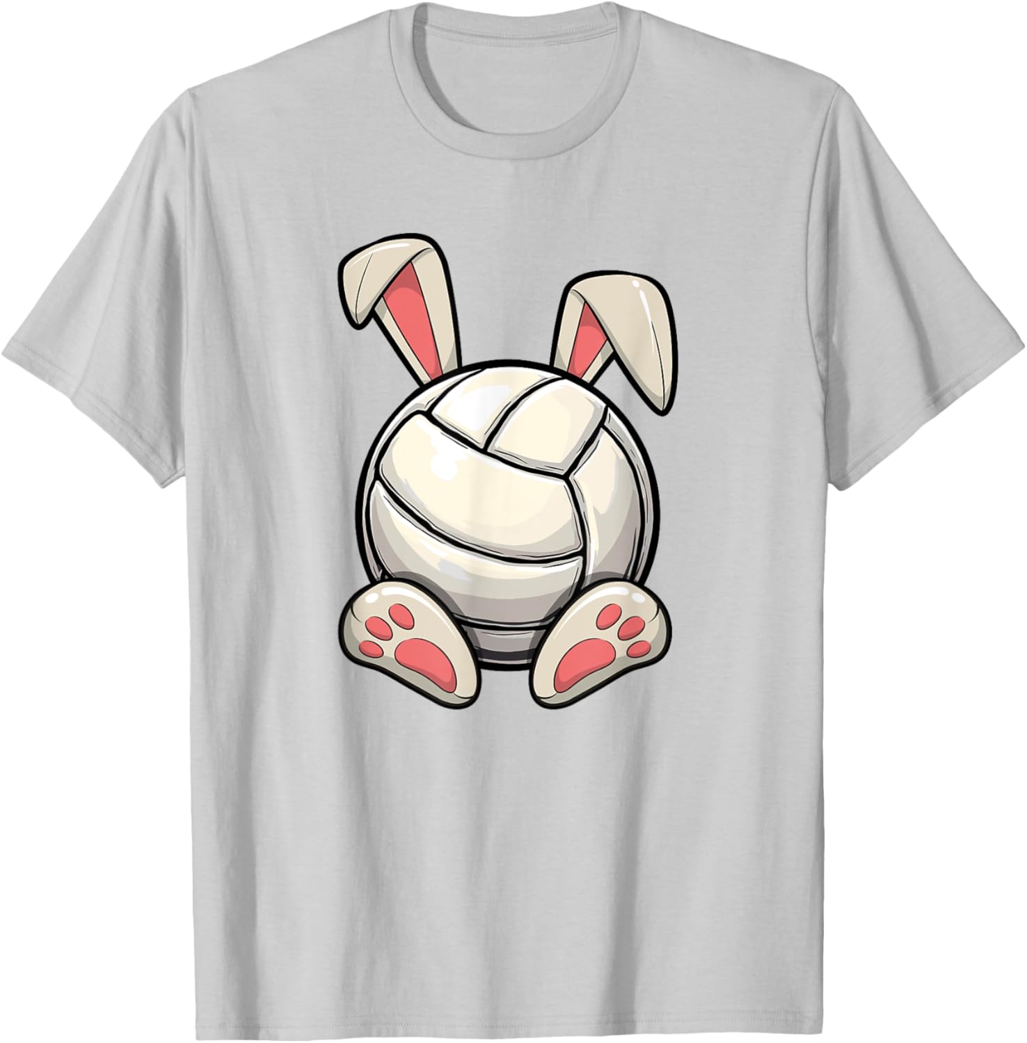Easter Volleyball Bunny Ears T-Shirt for Kids' Egg Hunt Fun - 14