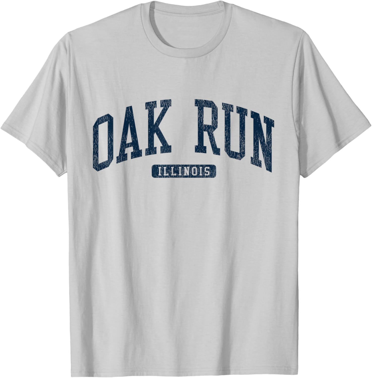 Oak Run Illinois College University Blue T-Shirt for Students and Fans - 7