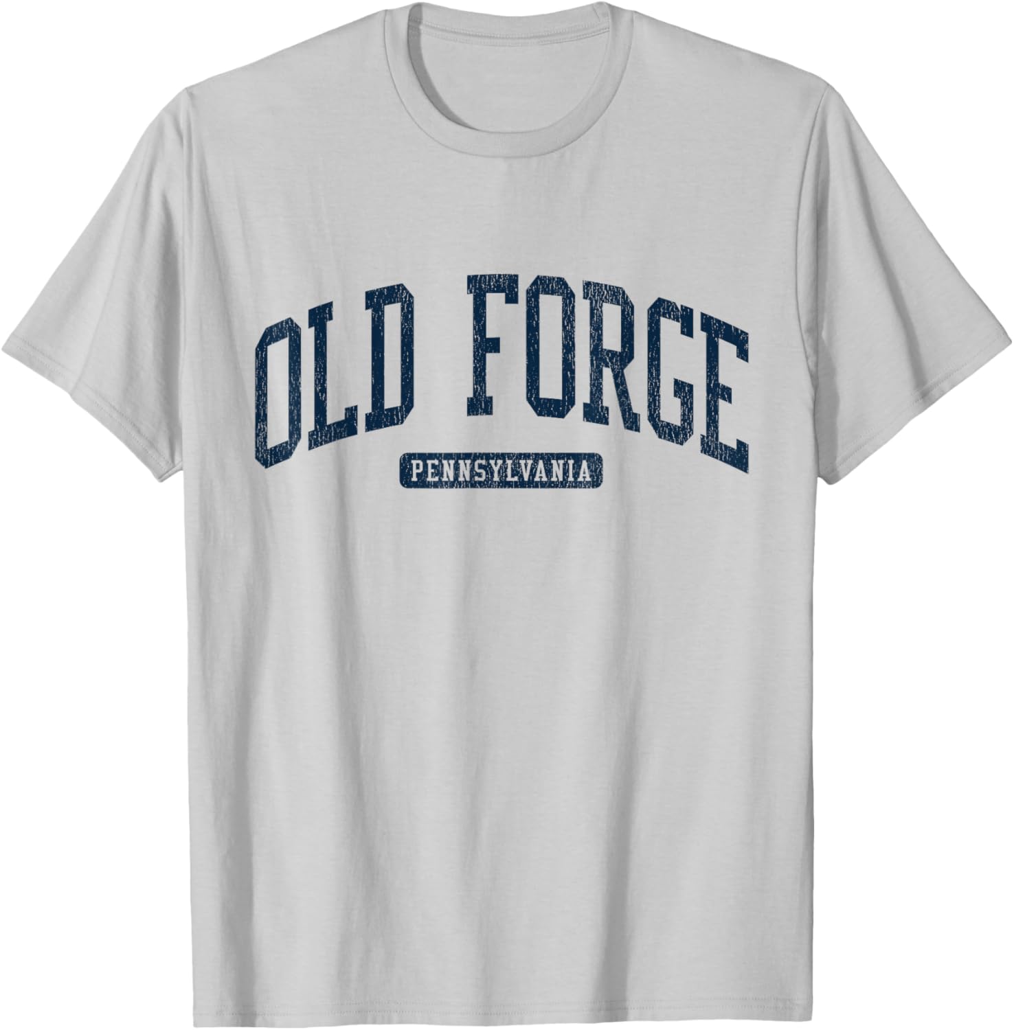 Old Forge PA College Style Blue T-Shirt for Students and Alumni - 13