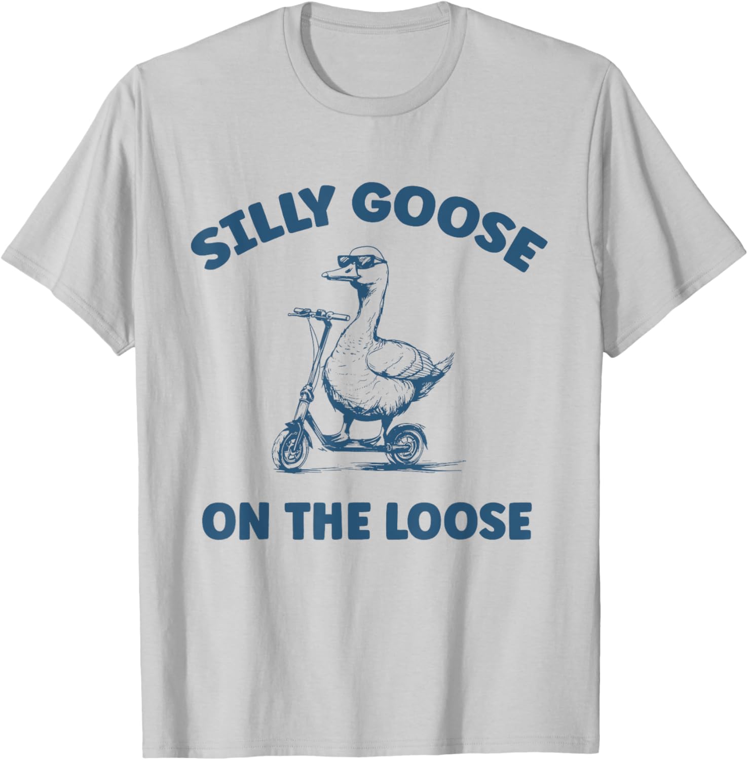 Funny Silly Goose On The Loose Kids T-Shirt for Boys and Girls - 5